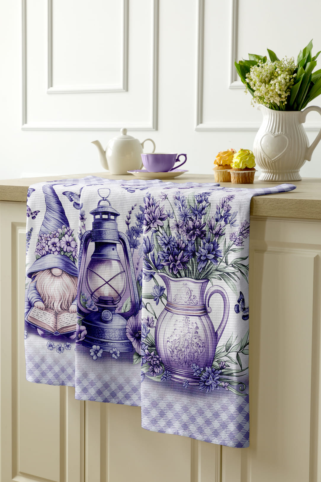 Комплект полотенец Mia Cara Лавандовый гном 1