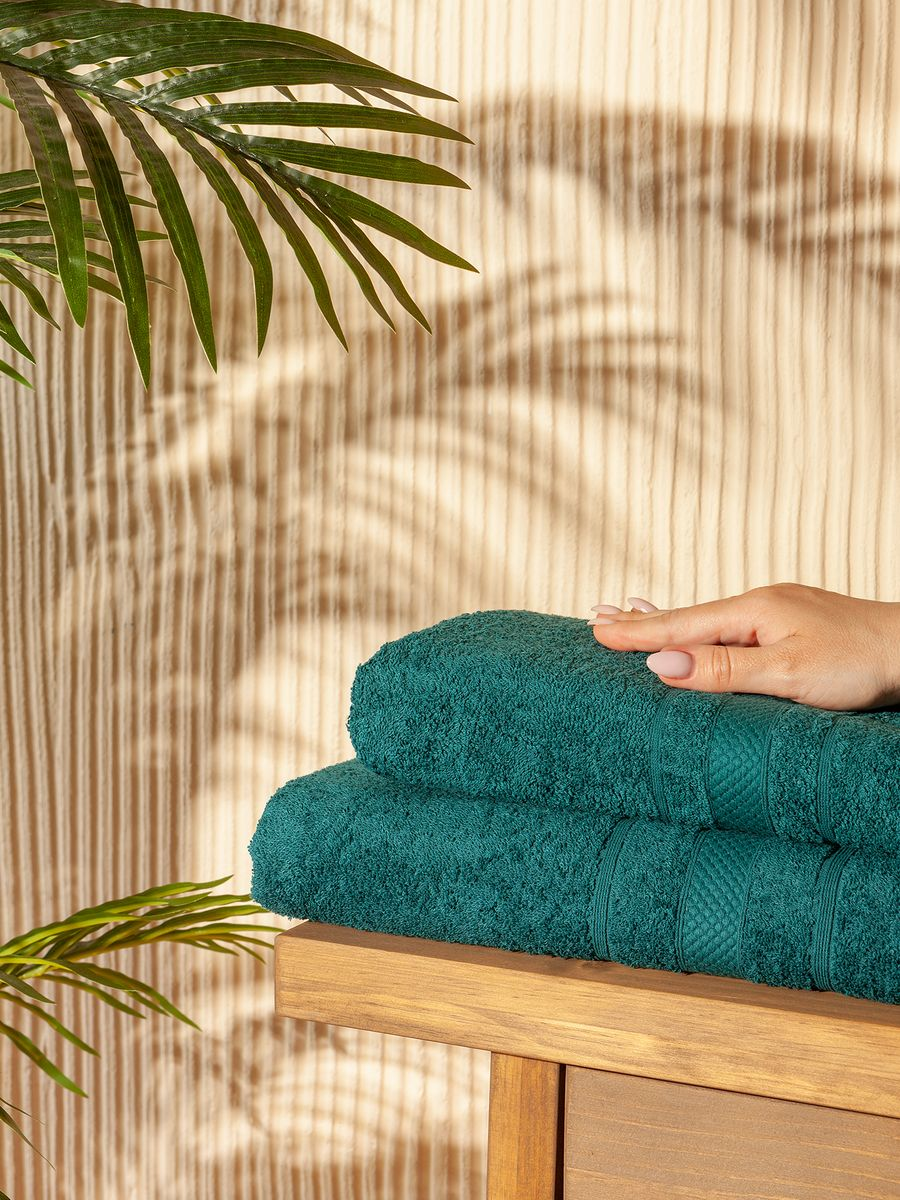 Комплект полотенец "Барбара", голубая ель, Mia Cara 2