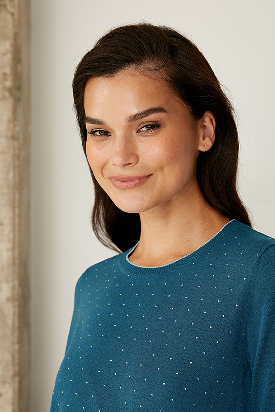 Джемпер женский Frozen Mist синий, BeGood 1