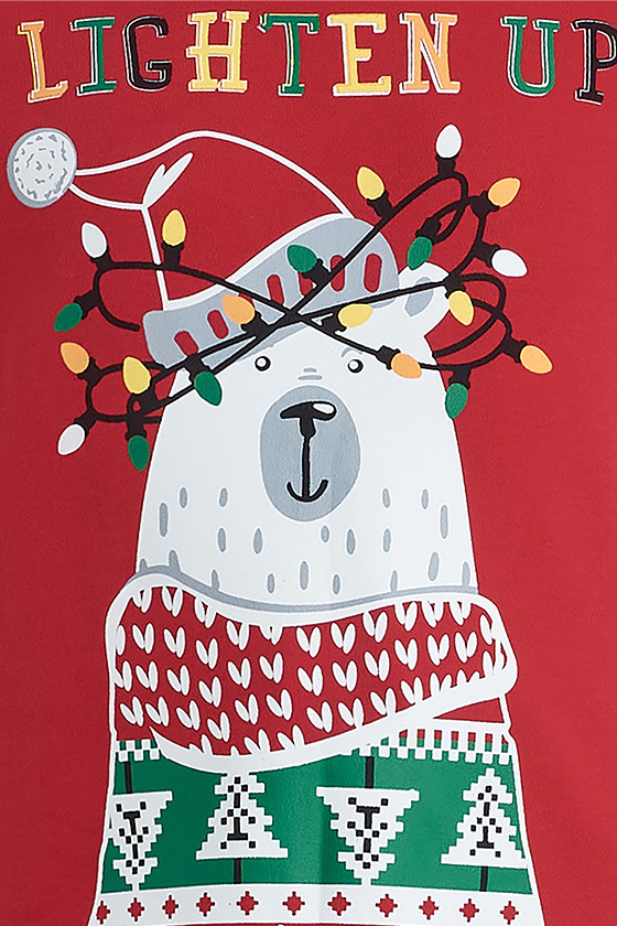 Пижама Happy New Year: лонгслив, брюки, Juno 4