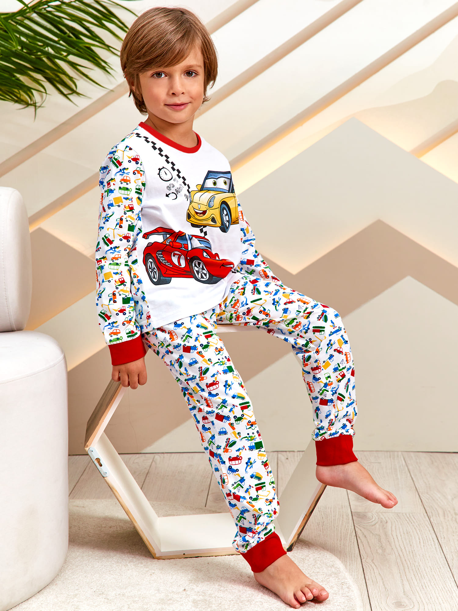 Пижама Juno Машинки 2