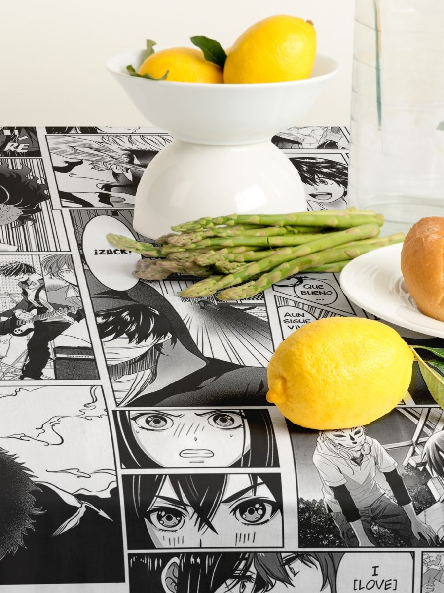 Скатерть Crazy Getup Manga anime 4