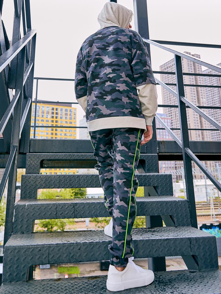 Худи с воротником-хомут Juno Камуфляж 1