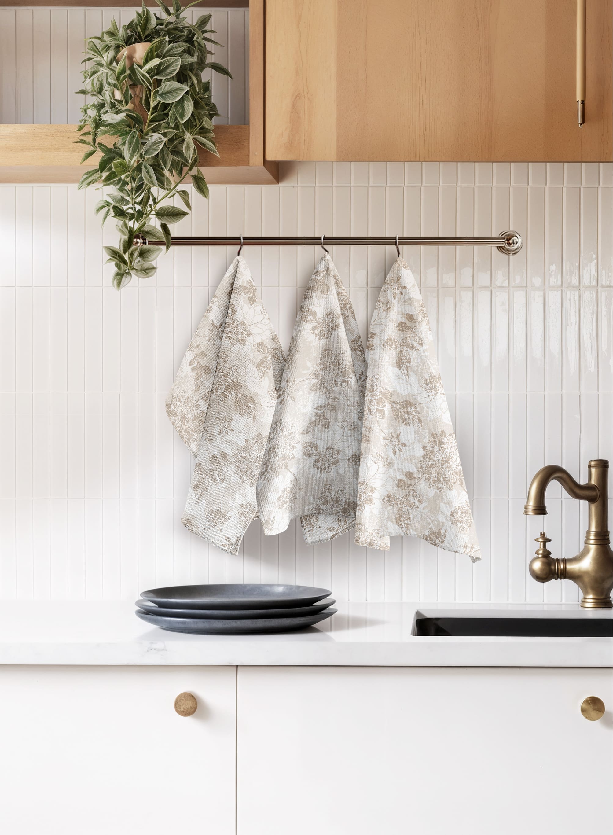 Комплект полотенец Унисон Бежевый жаккард 3