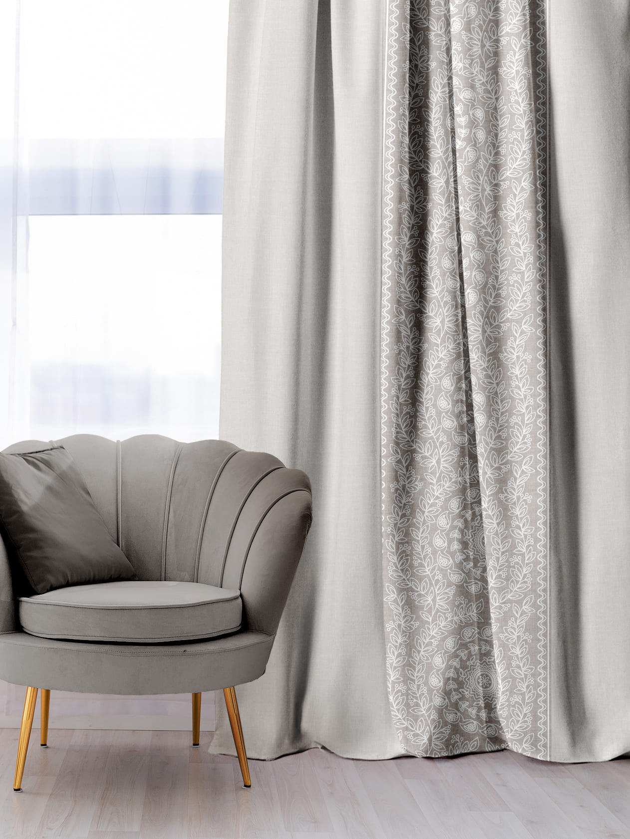 Штора Mia Cara Цветочная тропинка 0