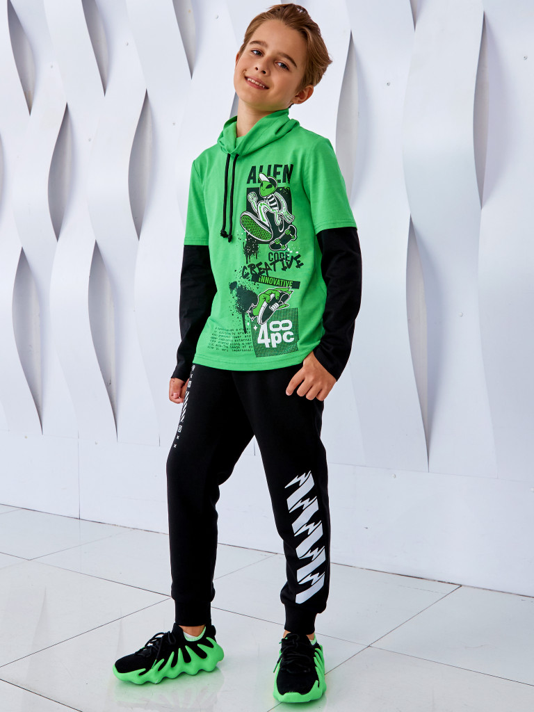 Брюки "CYBER BRO", черный, Juno 3