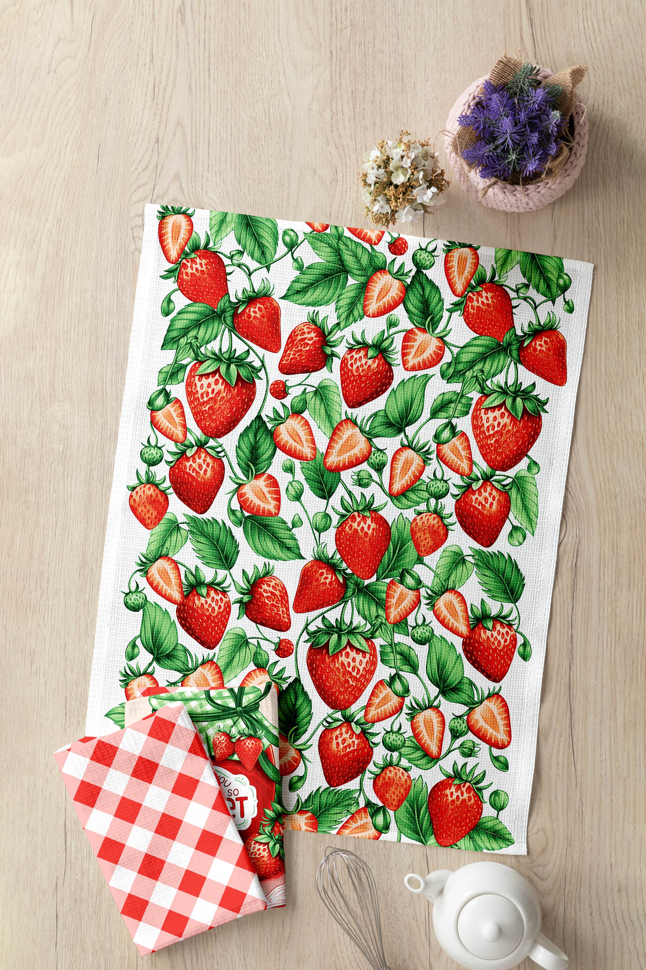 Комплект полотенец Mia Cara Сладкая клубника 3