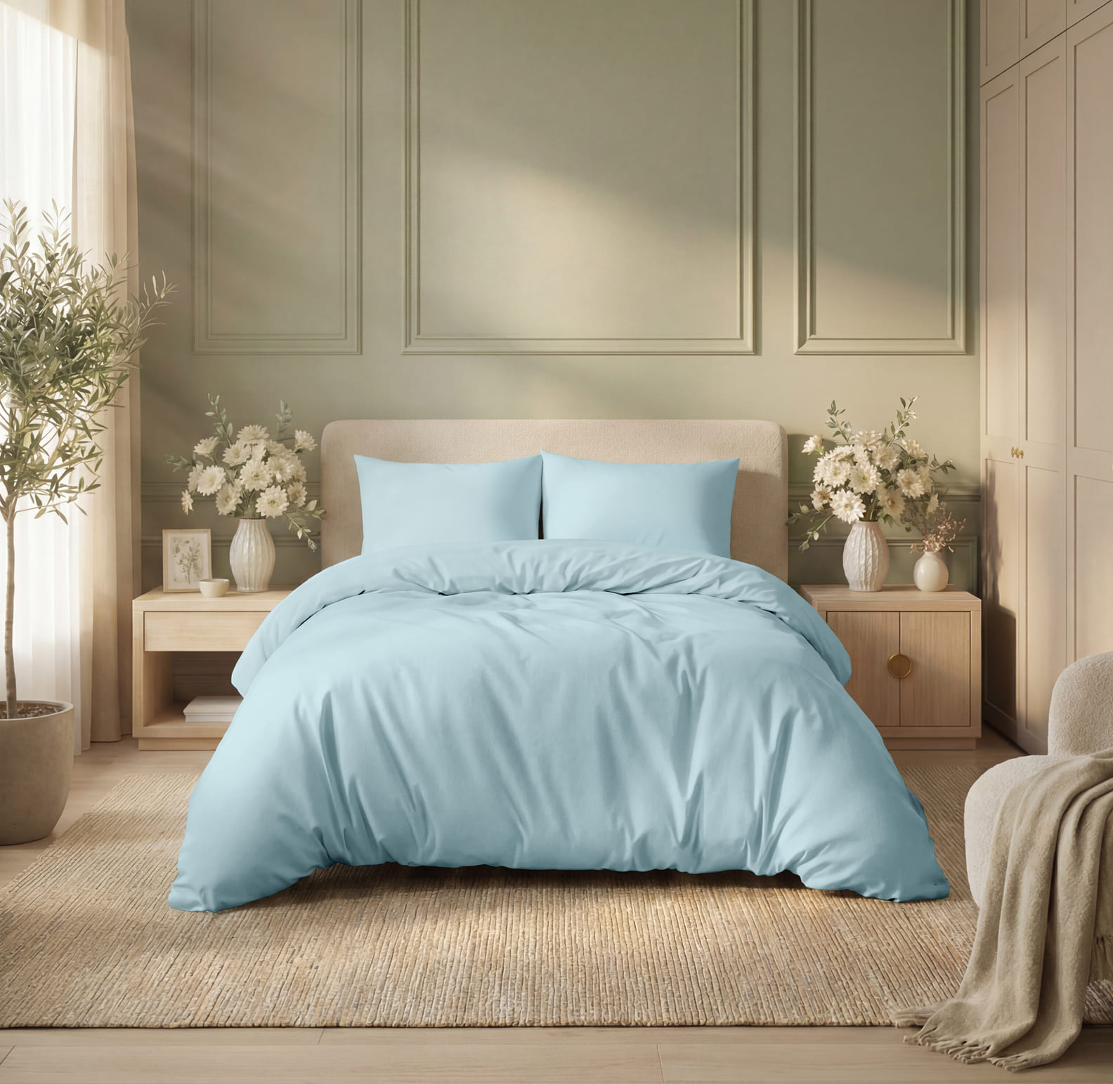 Постельное бельё Флоранс Голубой 0