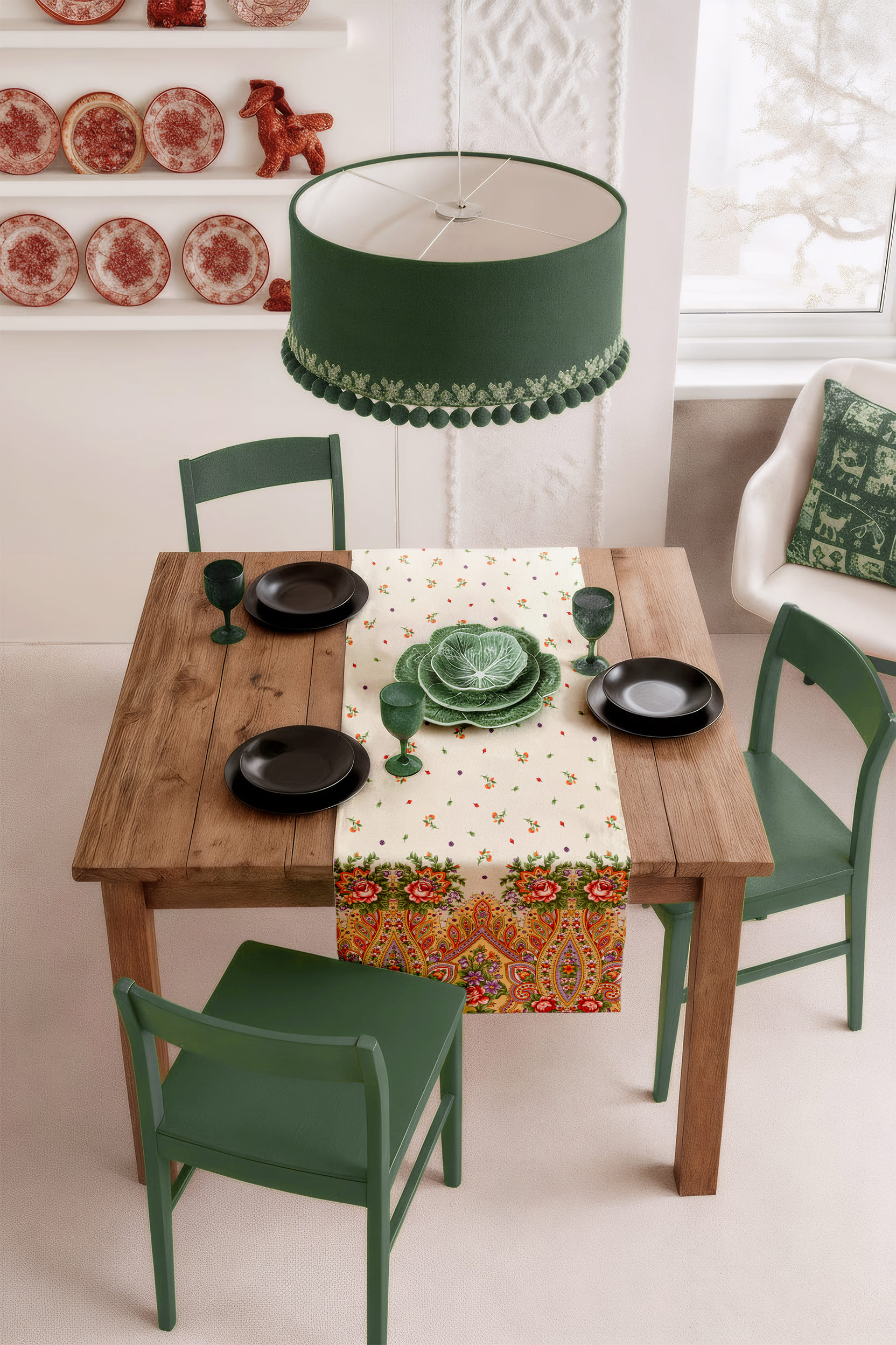 Скатерть-дорожка Унисон Павлопосадский 1