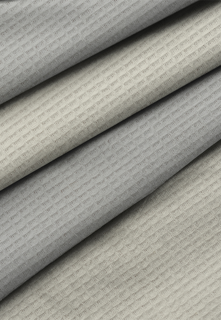 Комплект вафельных полотенец "Basic", светло-серый/бежевый, Унисон 2