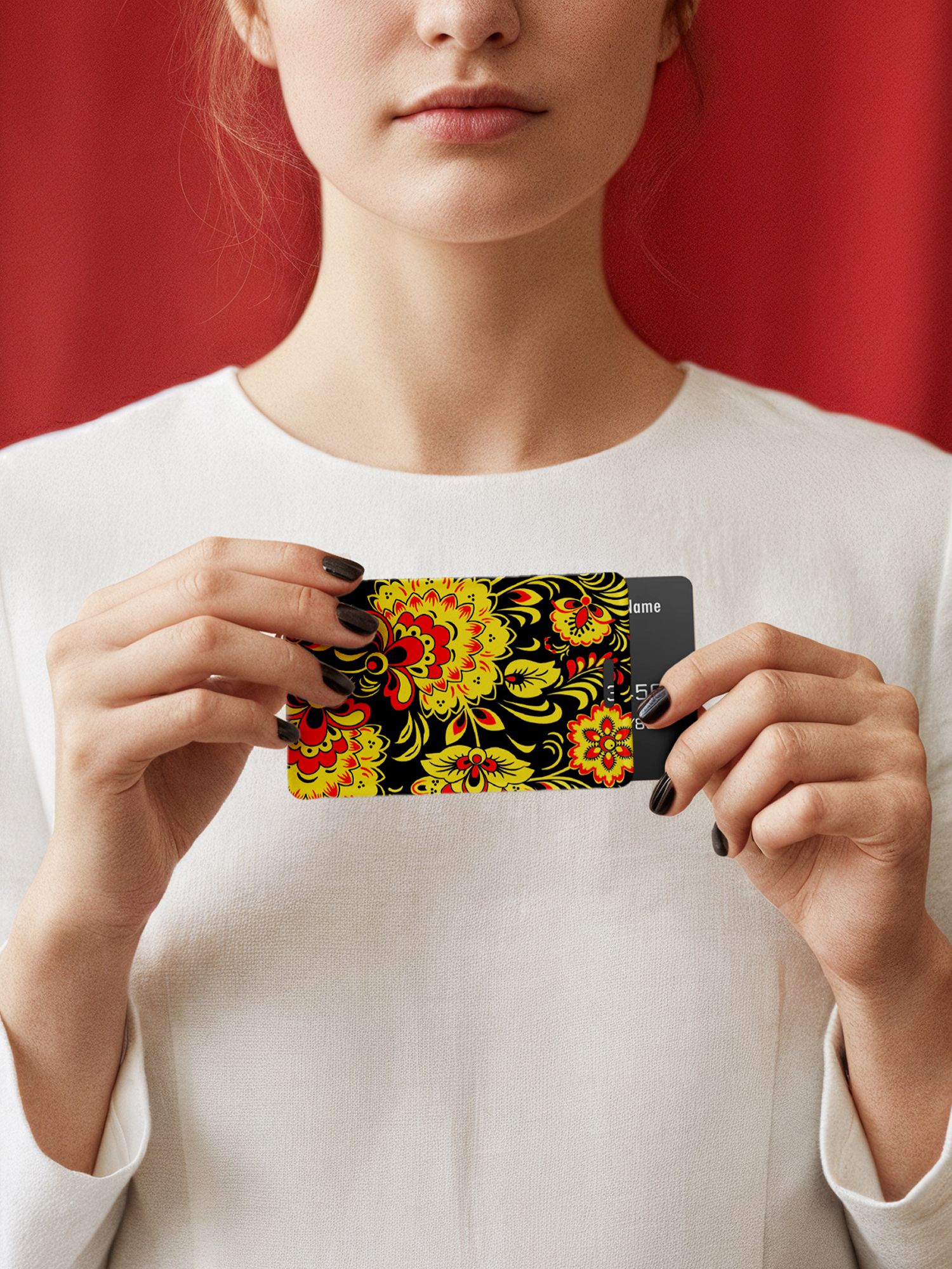 Чехол для карт Crazy Getup Хохлома 0