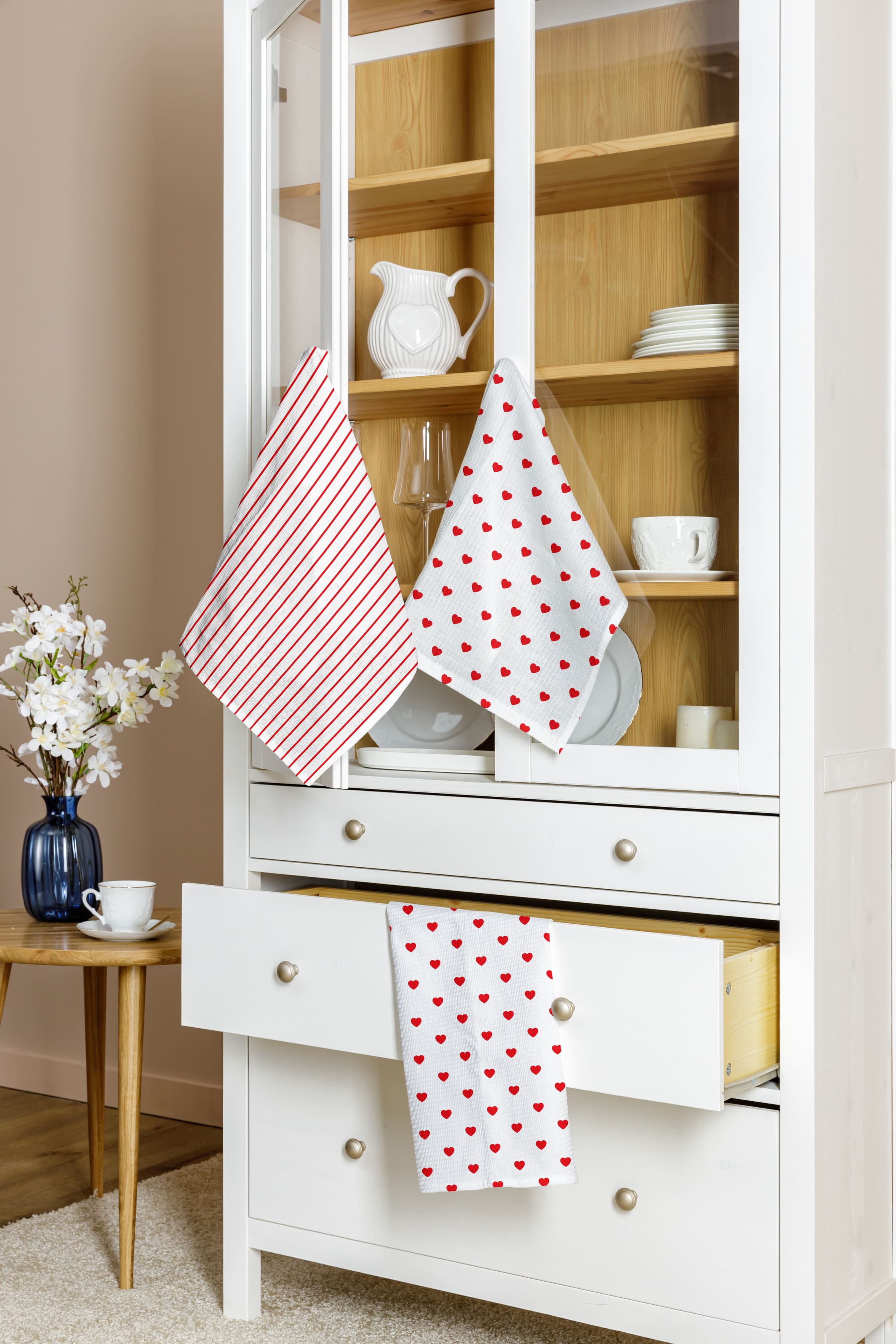 Комплект полотенец Mia Cara Сердца 5