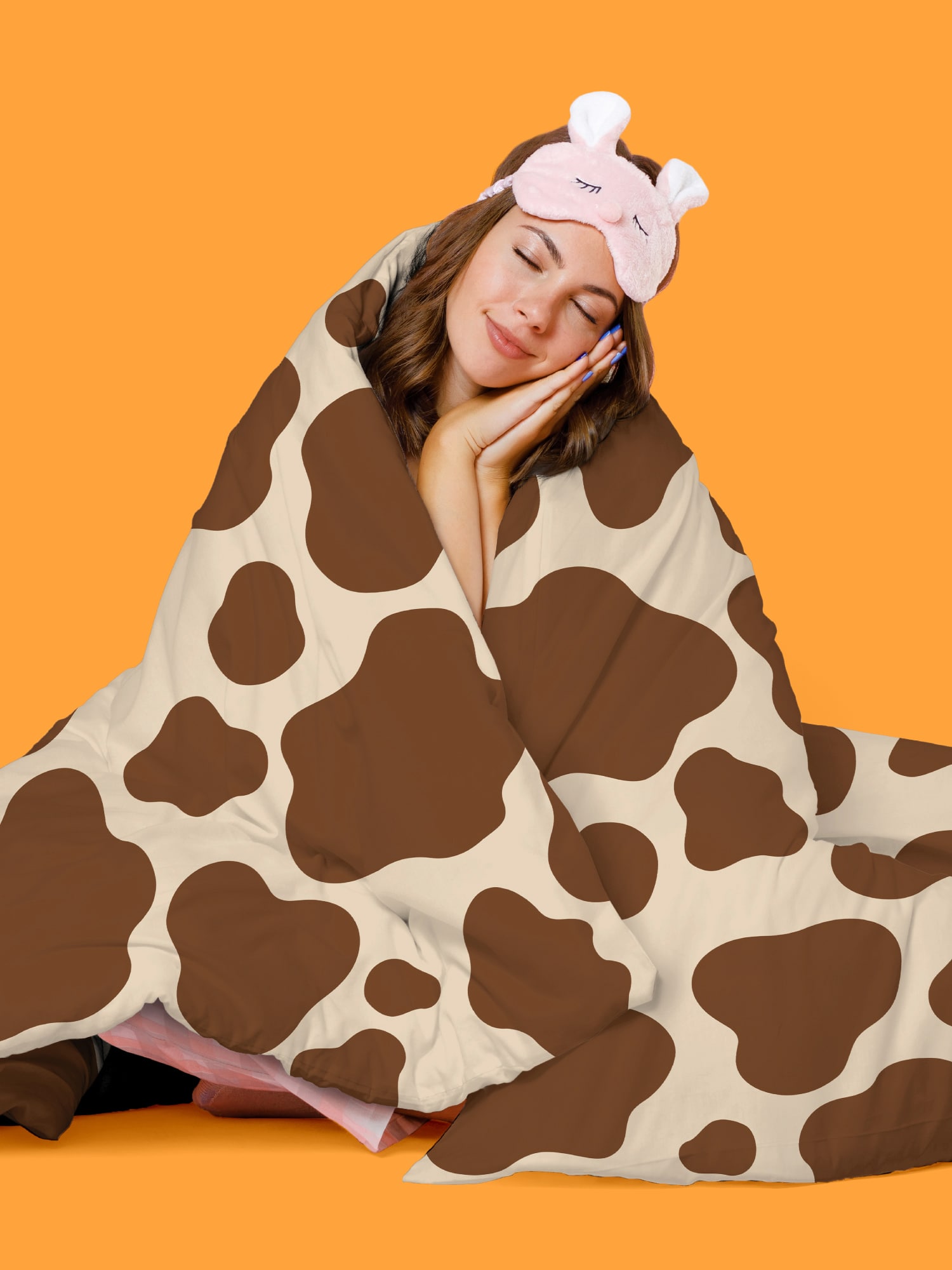 Пододеяльник Crazy Getup Beige Cow 3