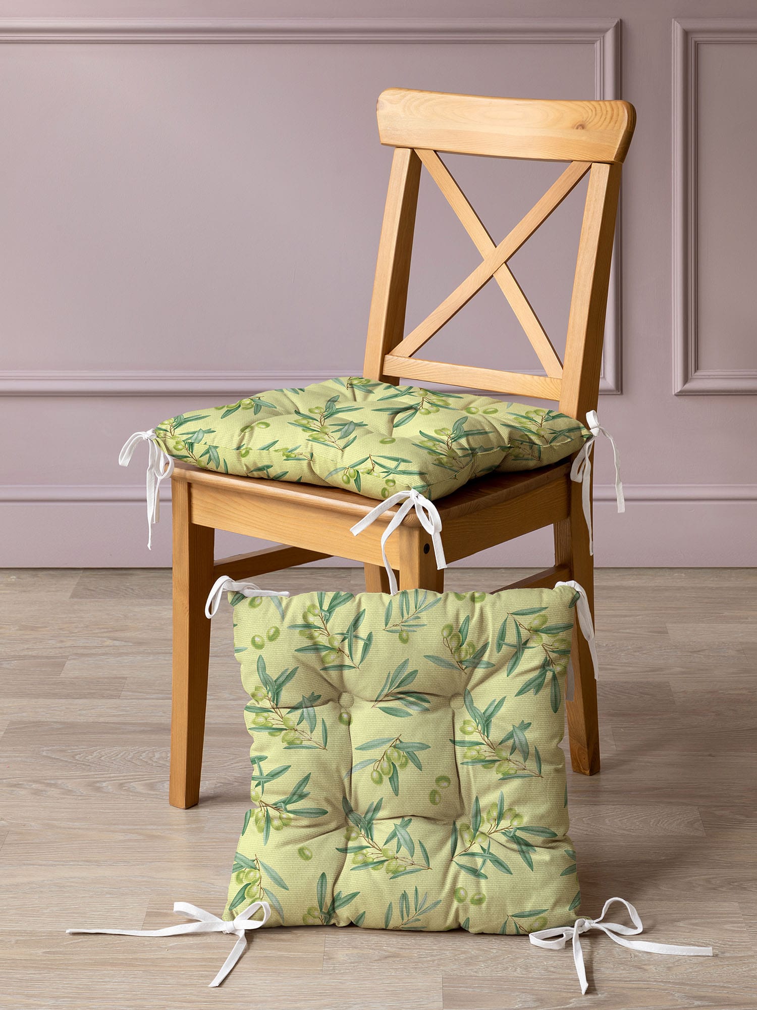 Комплект подушек на стул Унисон Olive 0