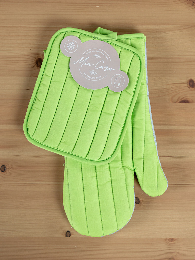 Кухонный набор (прихватка + прихватка-рукавица), Mia Cara 4