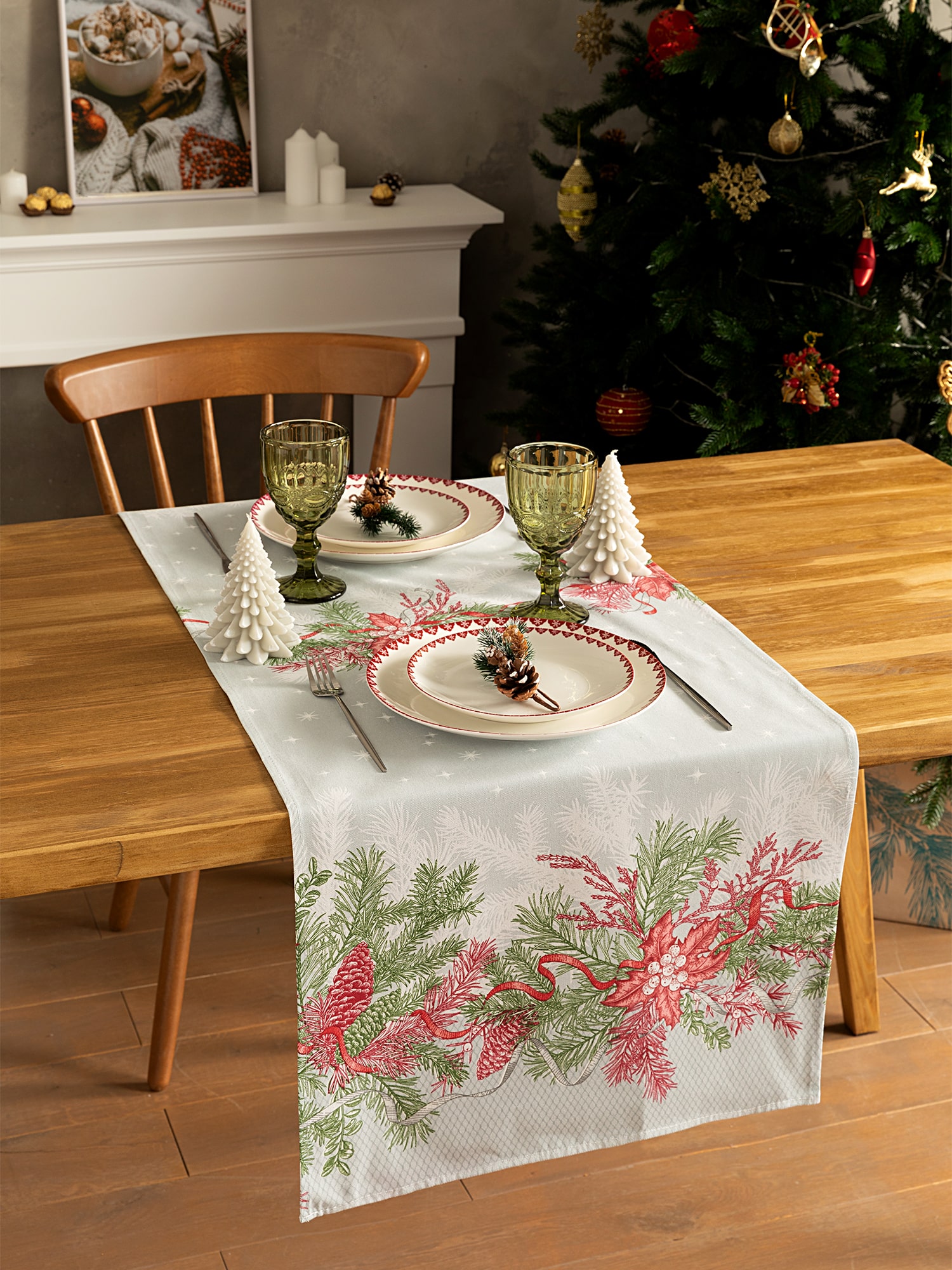 Скатерть-дорожка Унисон Golden holiday 0