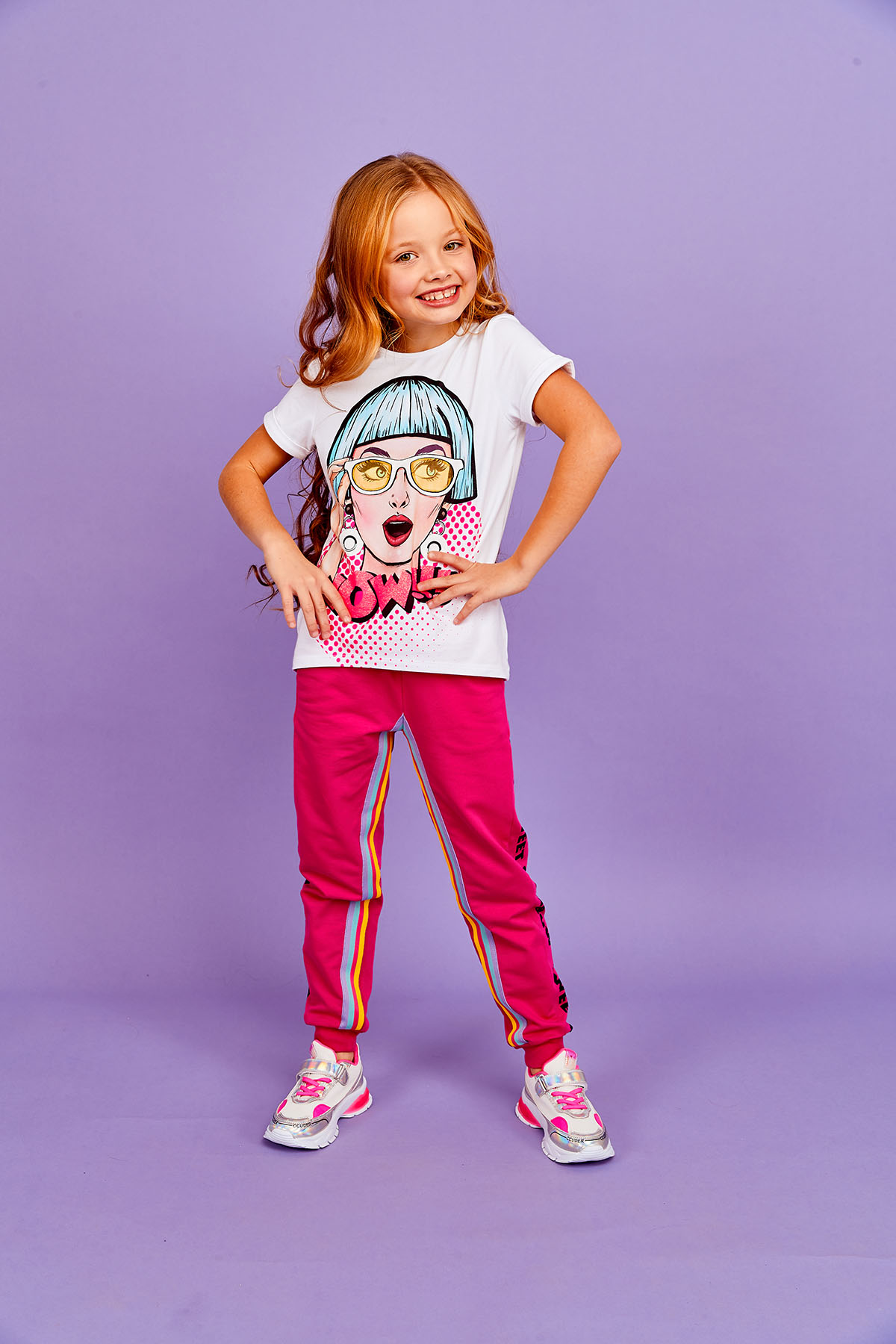 Брюки спортивные с лампасами "Sweet Rainbow", Juno 3