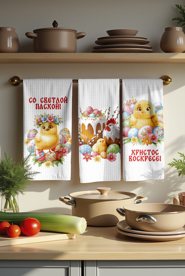 Комплект полотенец Mia Cara Цыплята 0