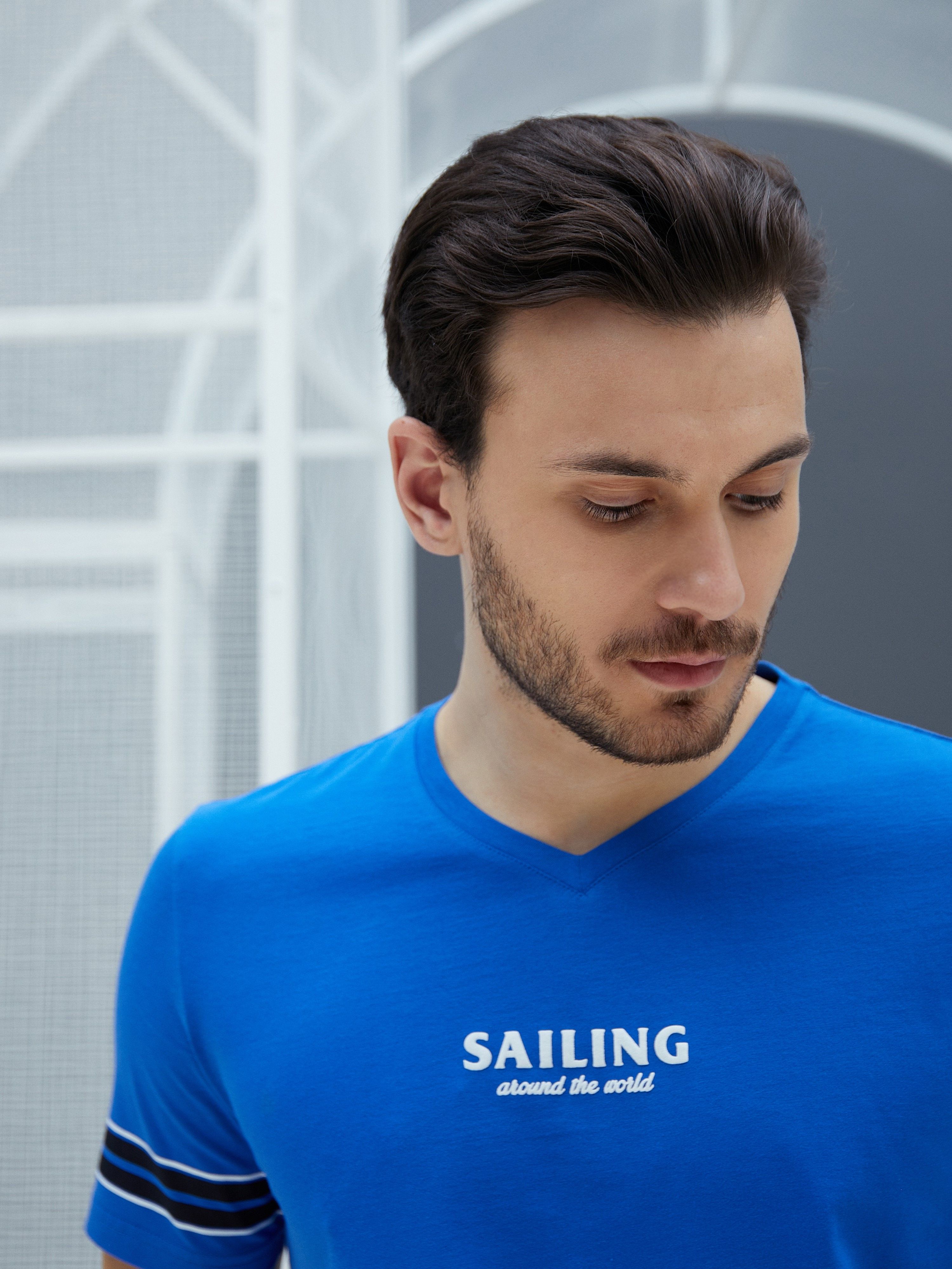 Футболка "SeaBreeze", синий, BeGood 3