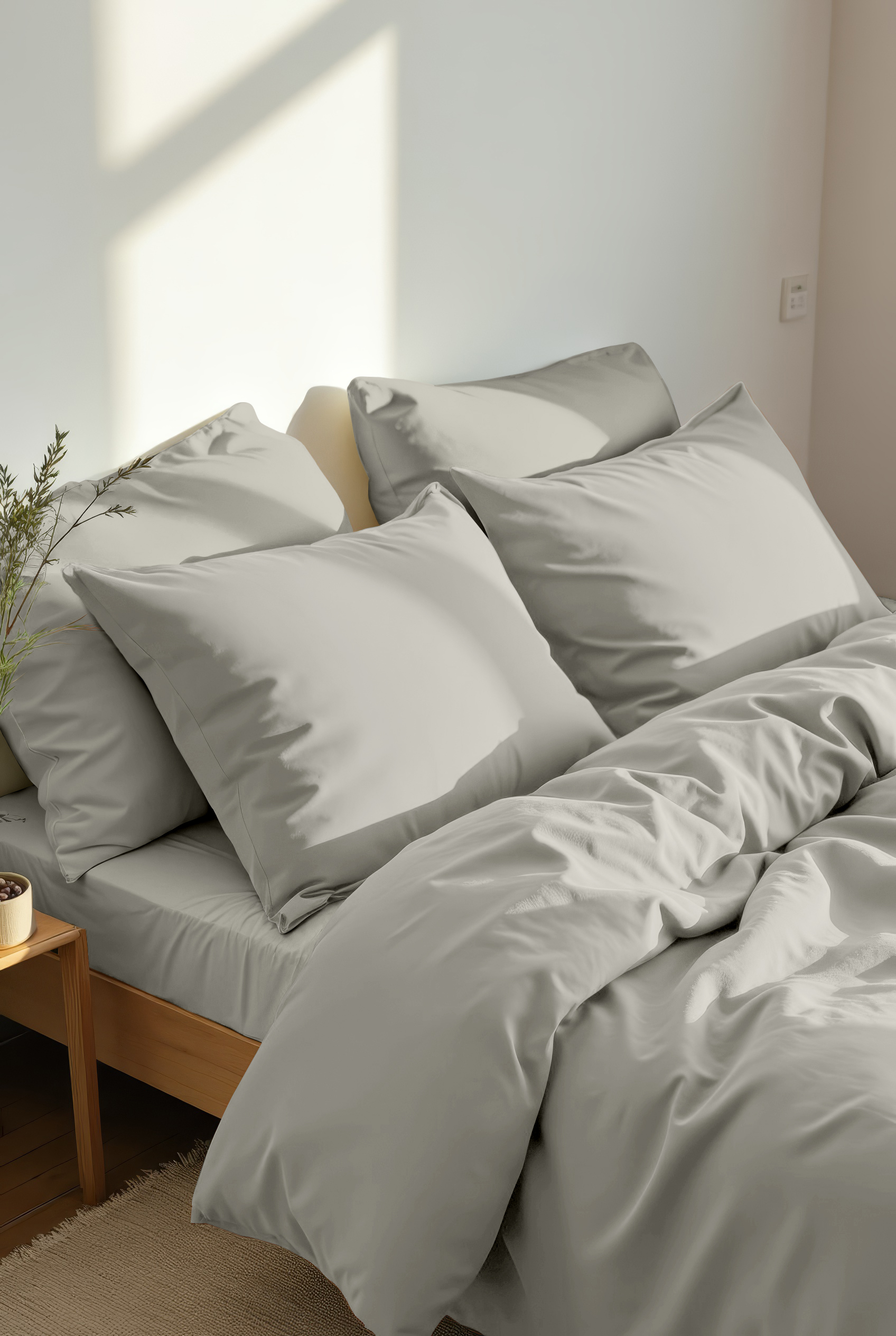 Постельное бельё Флоранс Серый светлый 4