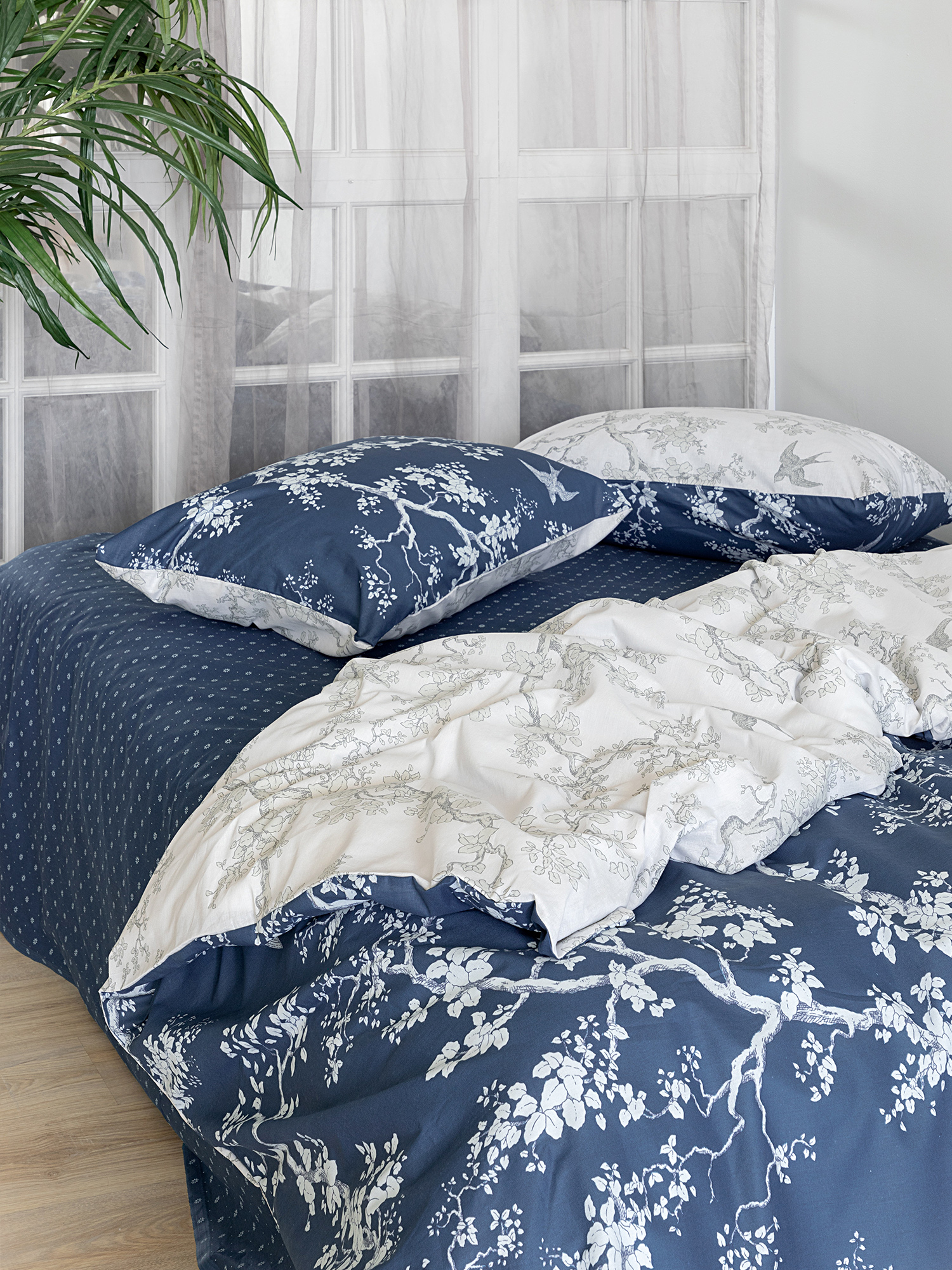 Постельное белье Chinoiserie blu, Mia Cara 2