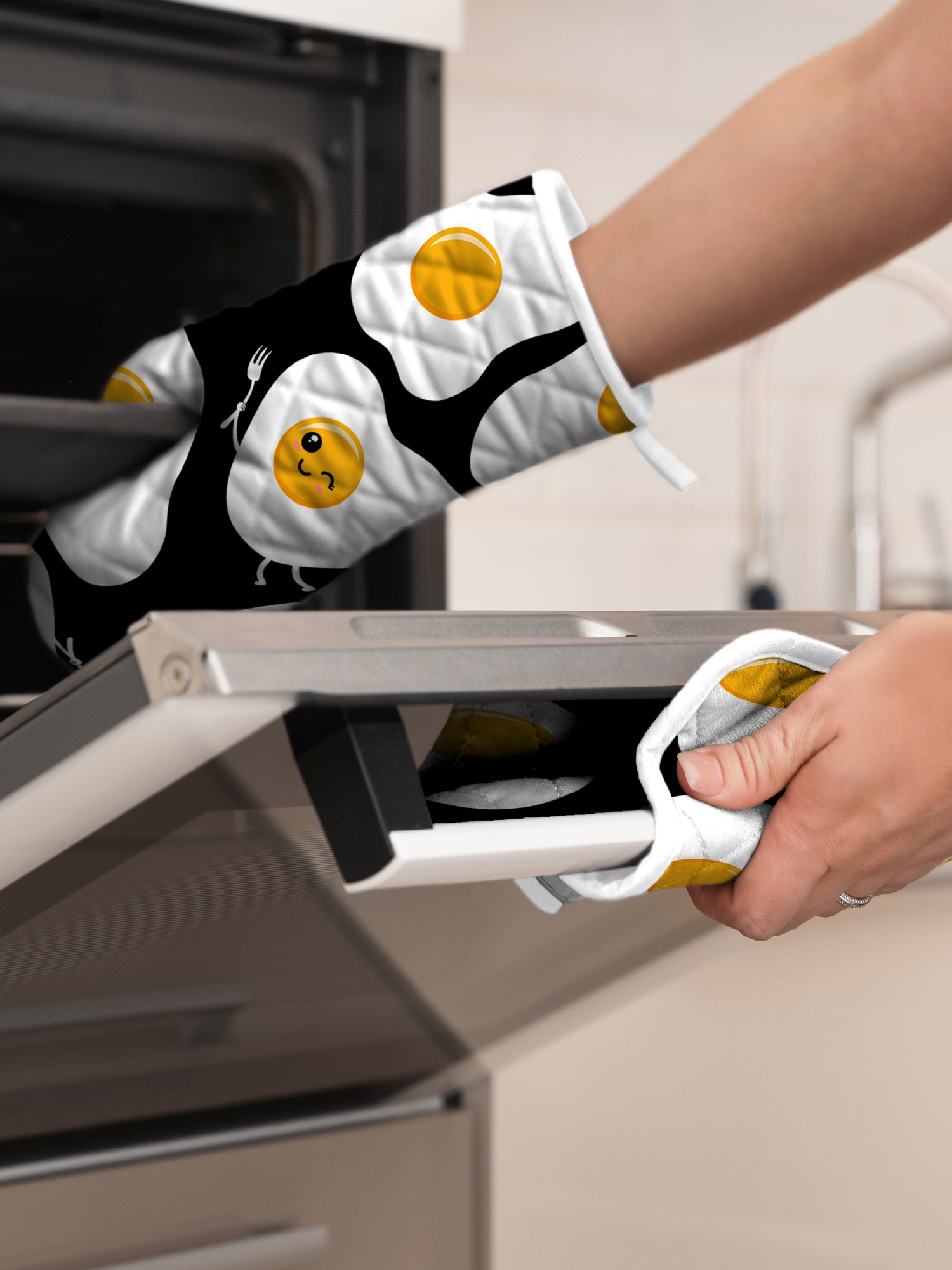 Комплект кухонный Crazy Getup Eggs 3