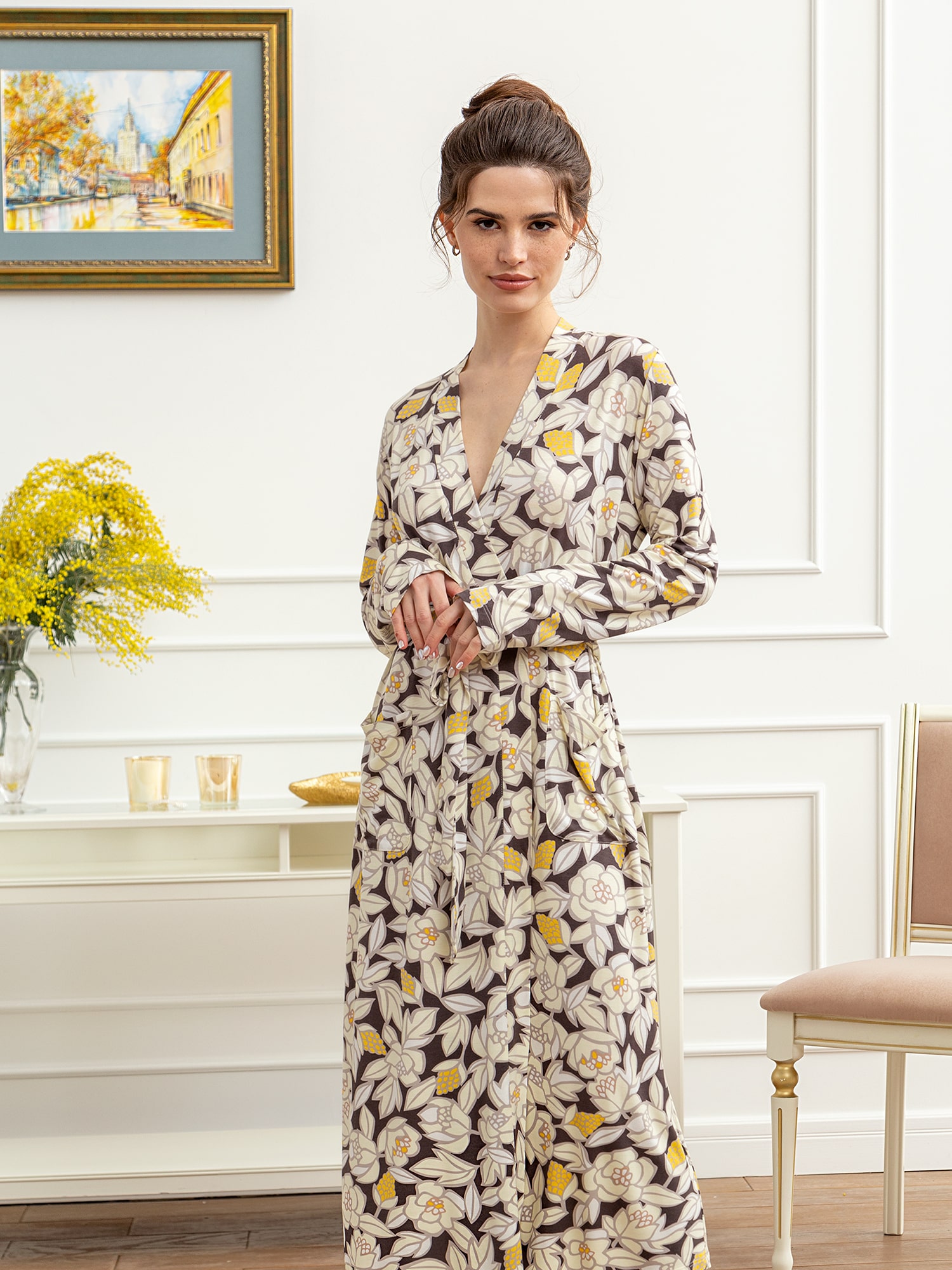 Халат Mia Cara Цветы 3