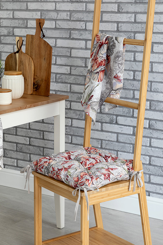 Подушка на стул "Душистый пион", Mia Cara 1