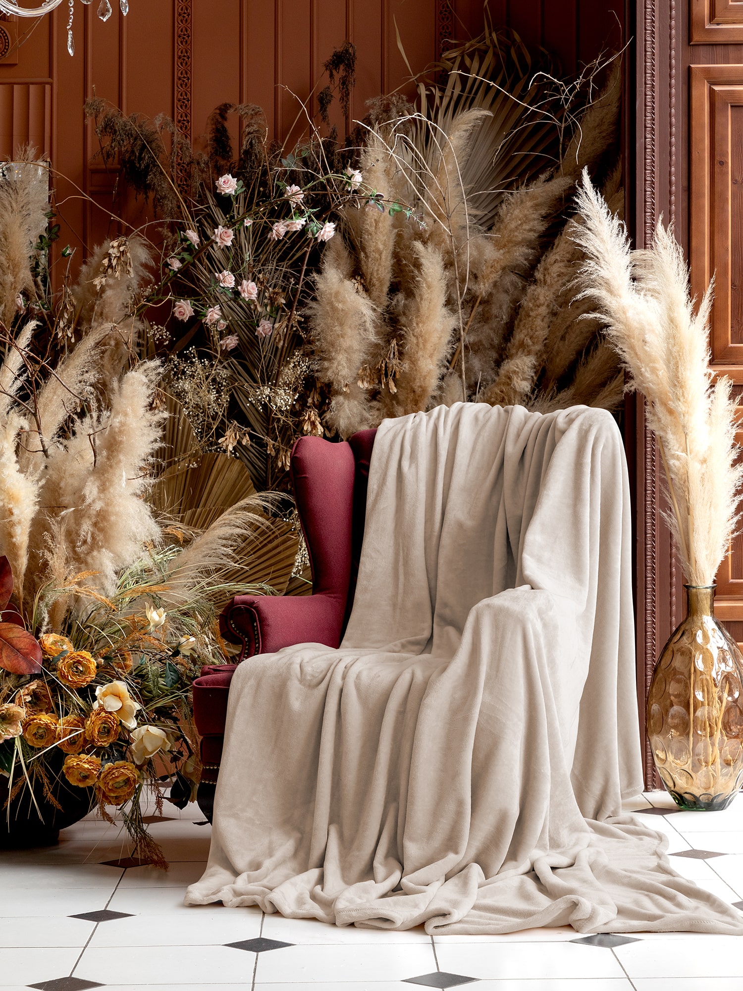 Плед Mia Cara Тезоро капучино 1