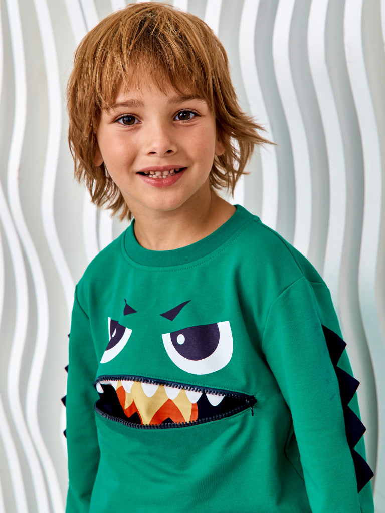 Свитшот "ROBOREX", зеленый, Juno 1