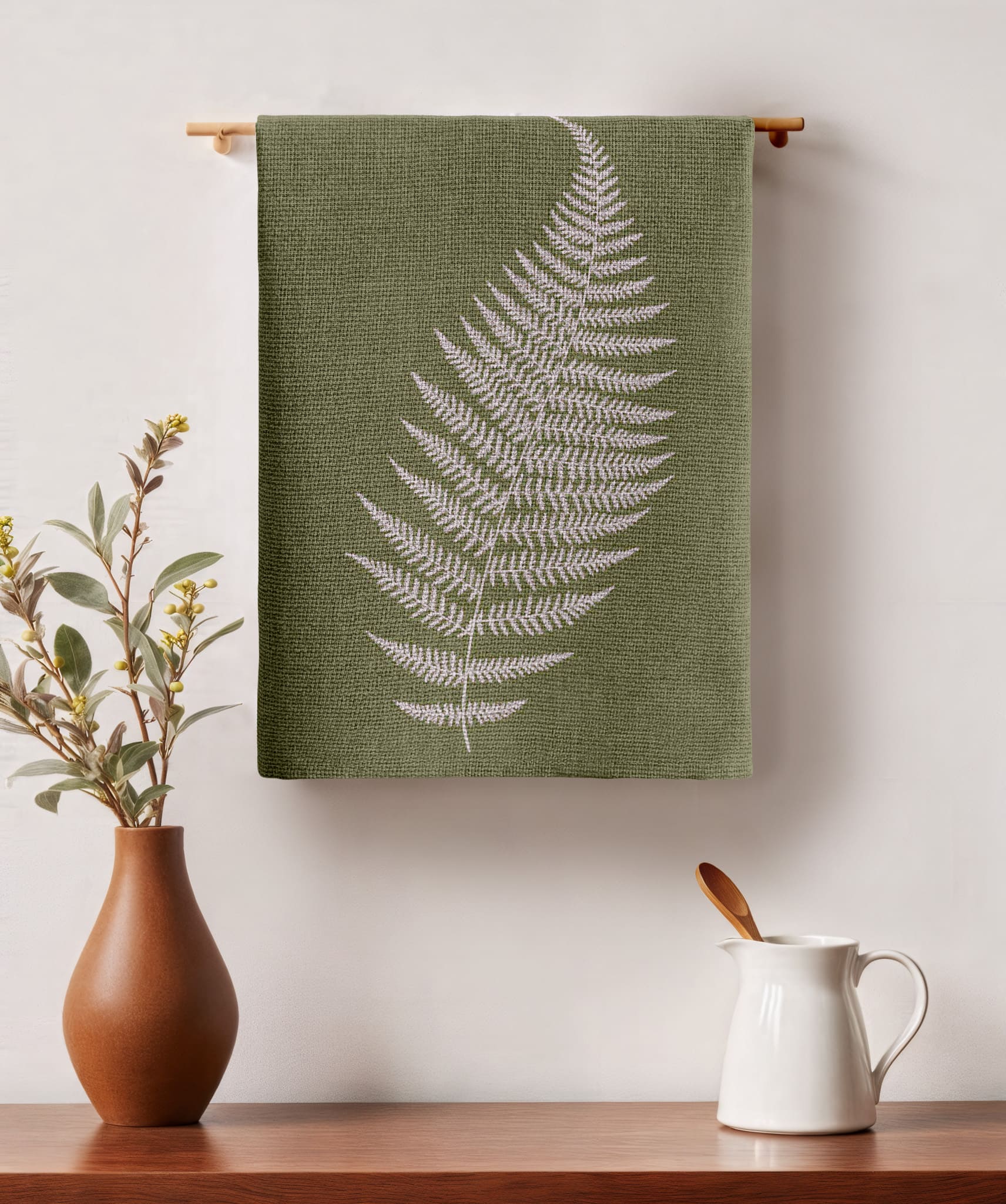 Комплект полотенец Mia Cara Листья папоротника 3