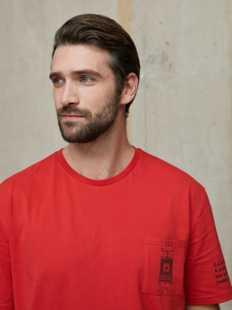 Футболка Active City серый красный, BeGood 2