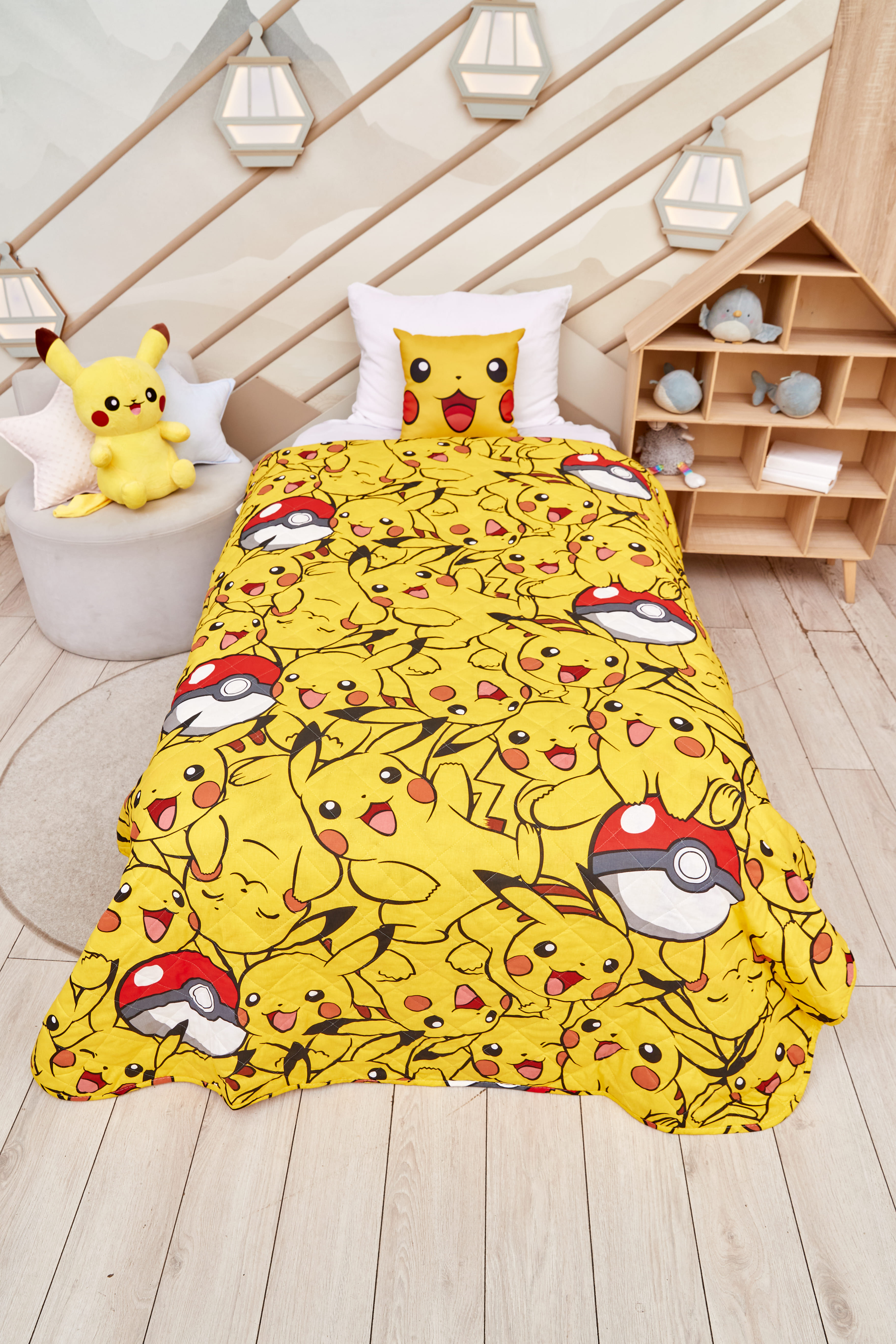 Покрывало стеганое "Пикачу", Juno 1