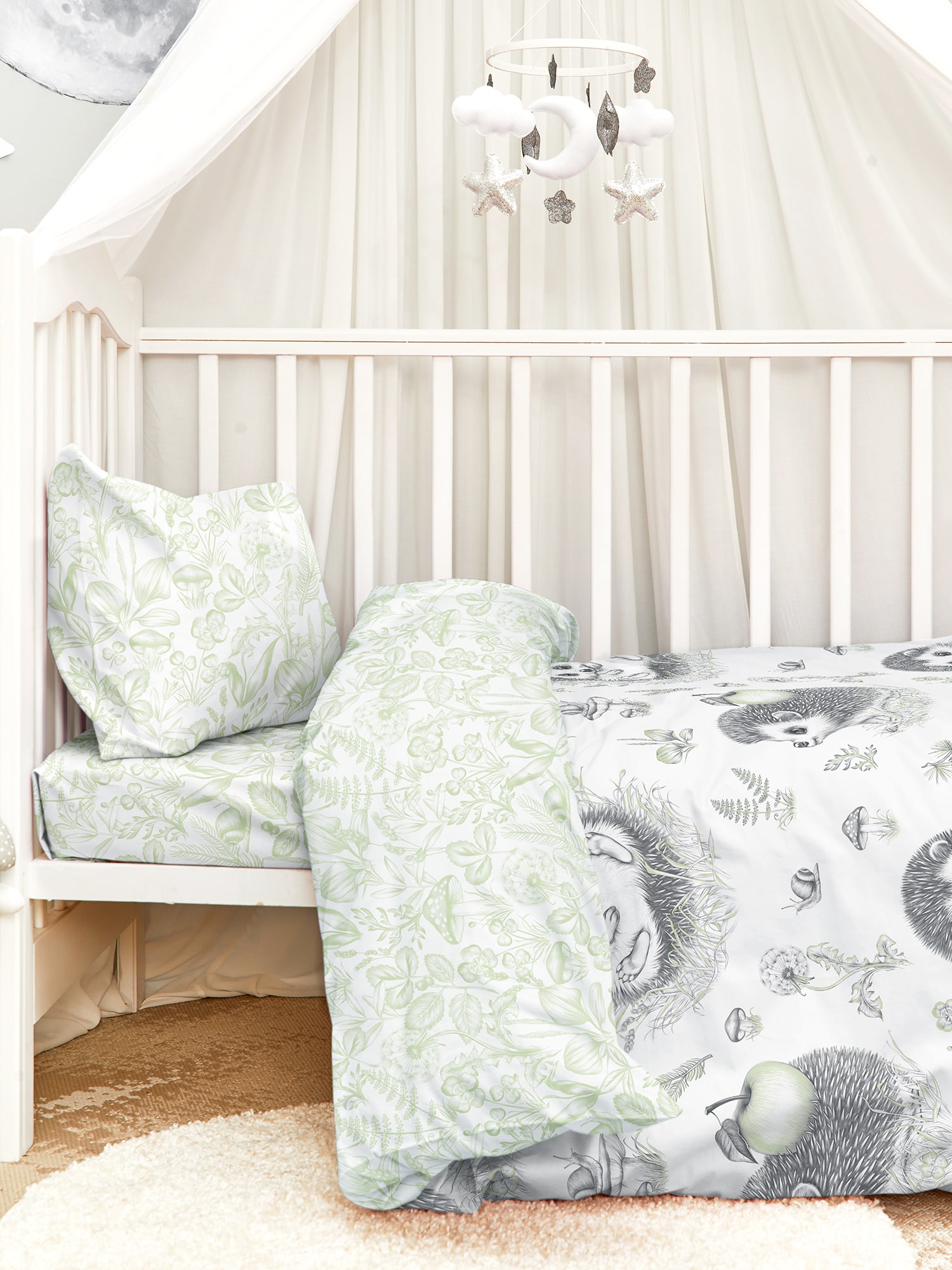 Постельное бельё Juno Ёжики 0