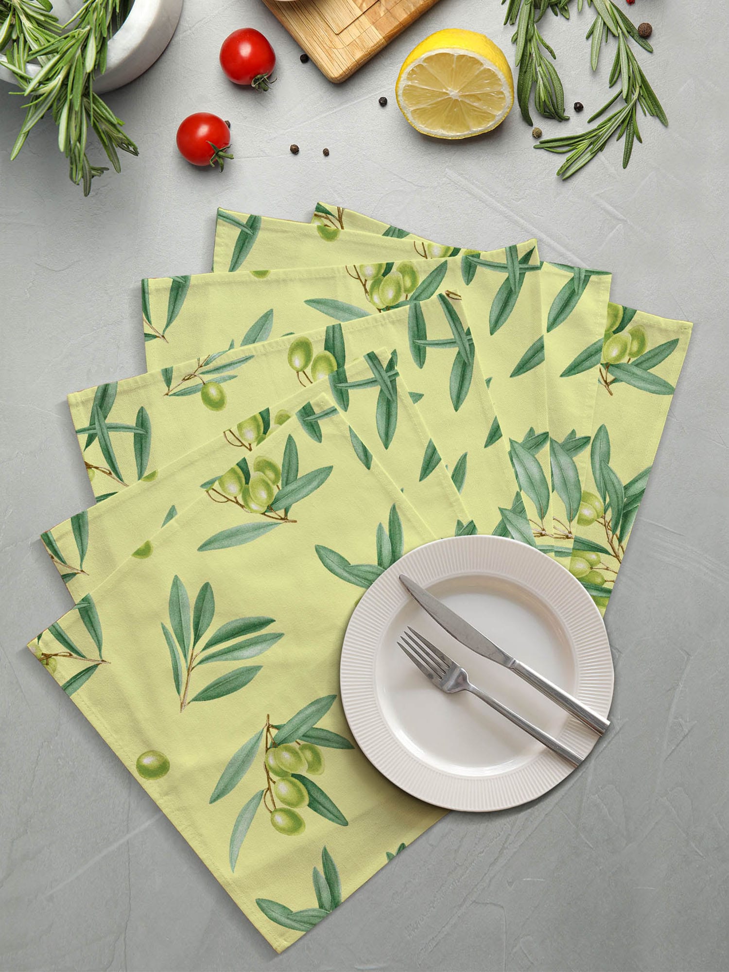Комплект салфеток Унисон Olive 0
