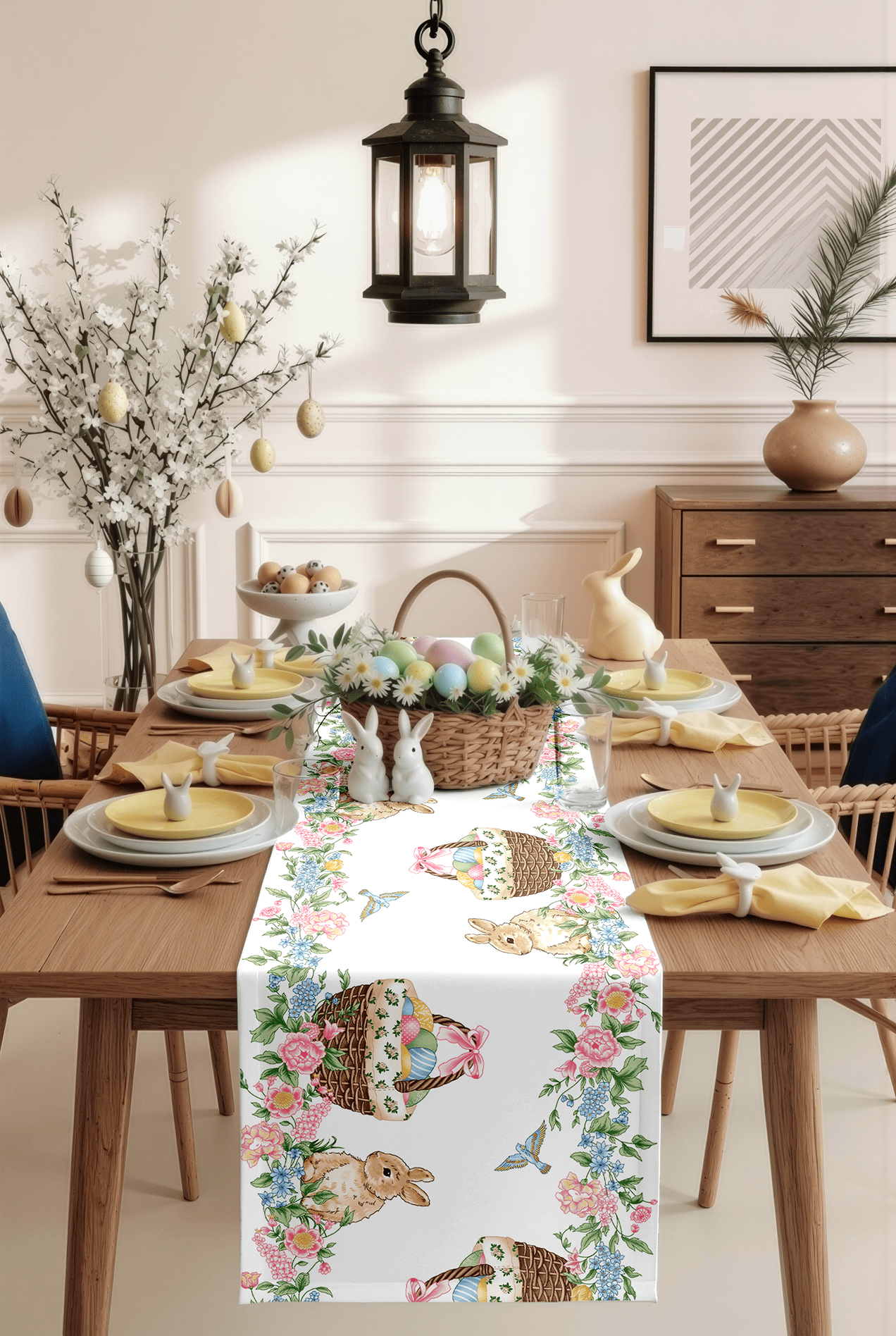 Скатерть-дорожка Mia Cara Весенний кролик 4