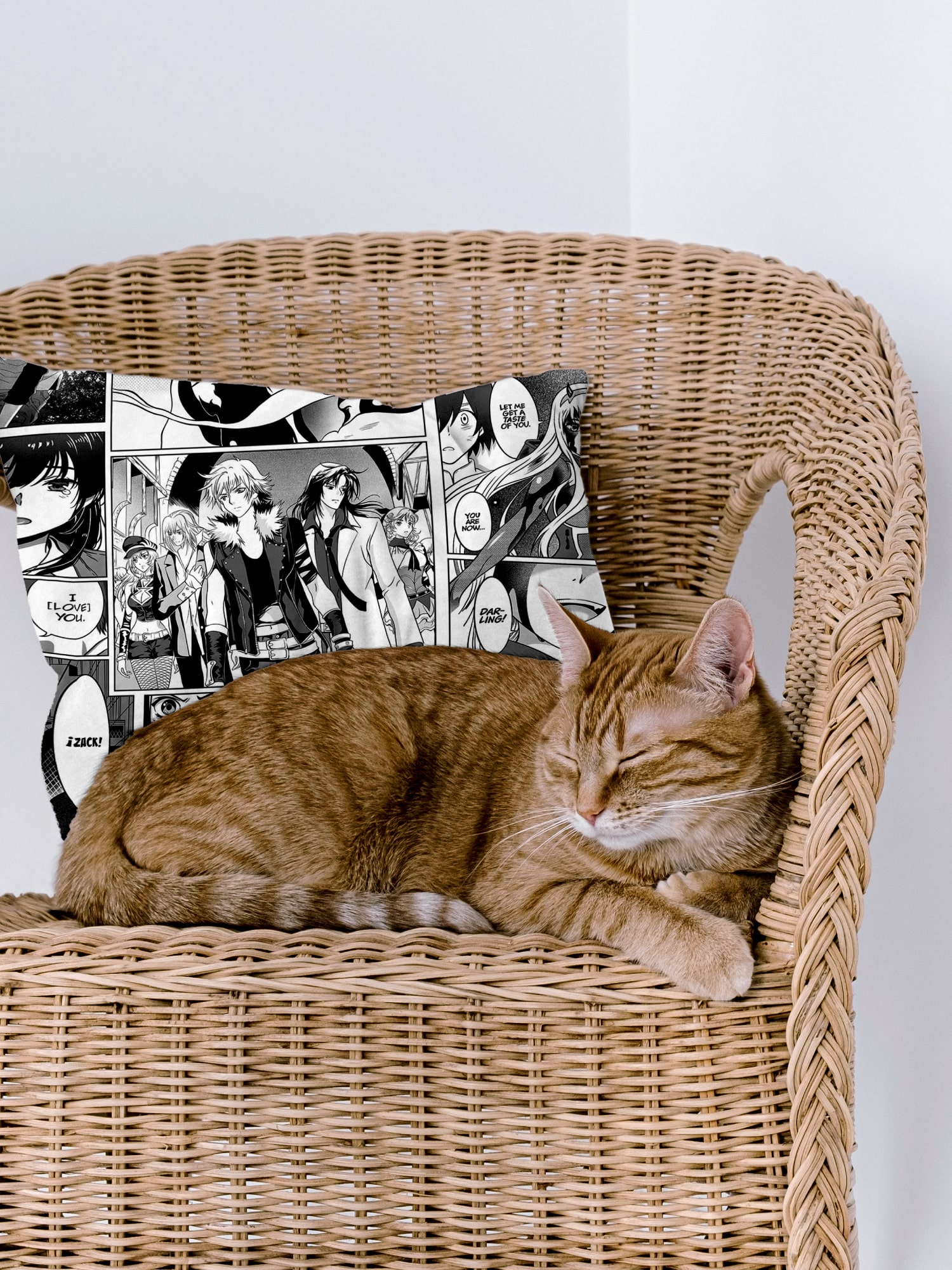 Подушка декоративная Crazy Getup Manga anime 5