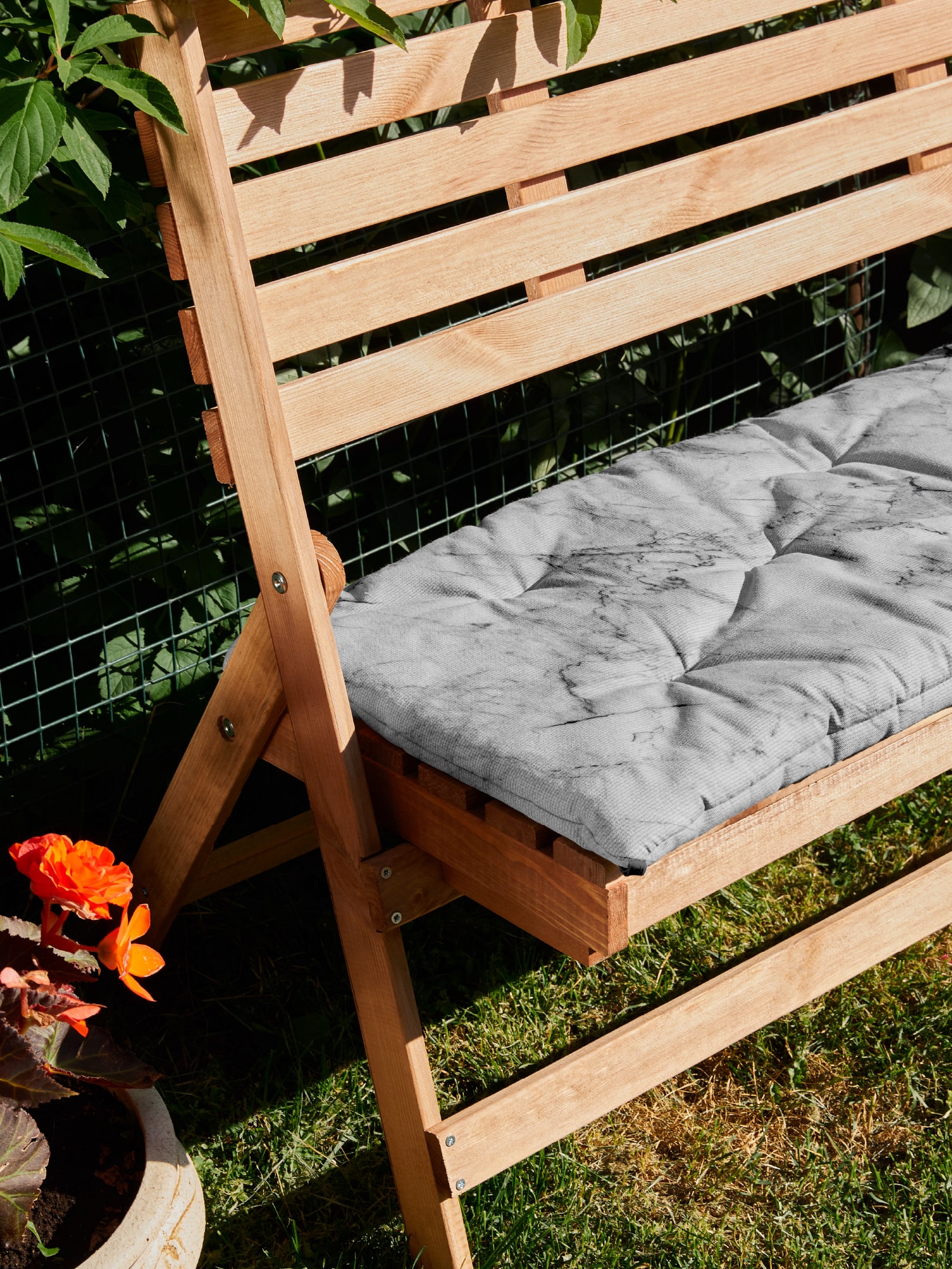 Подушка на скамью Унисон Marble 1