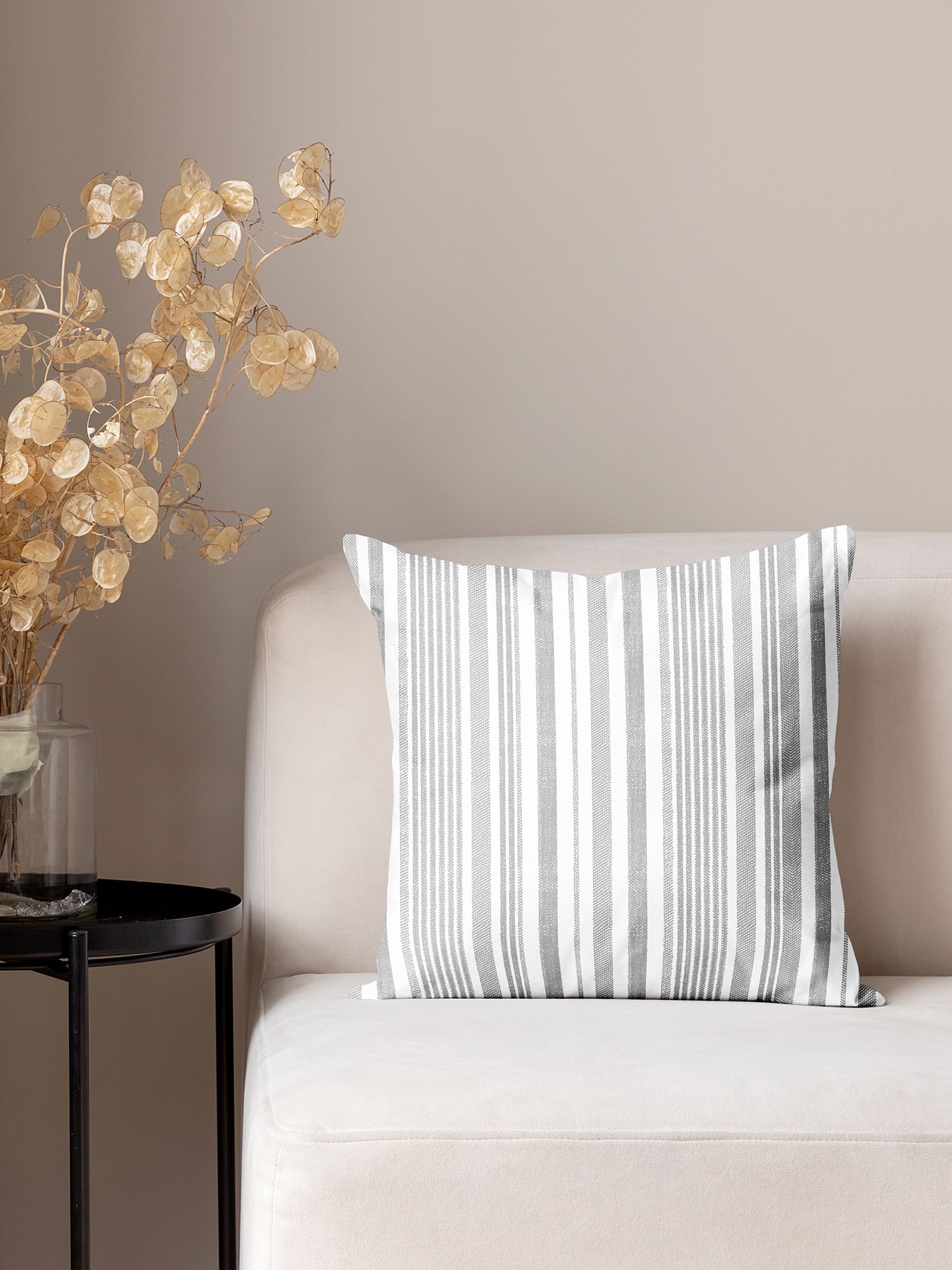 Подушка декоративная Унисон Grey flax 2