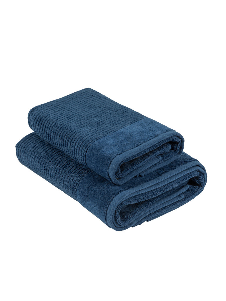 Комплект полотенец "Rossa", синий, Унисон 3