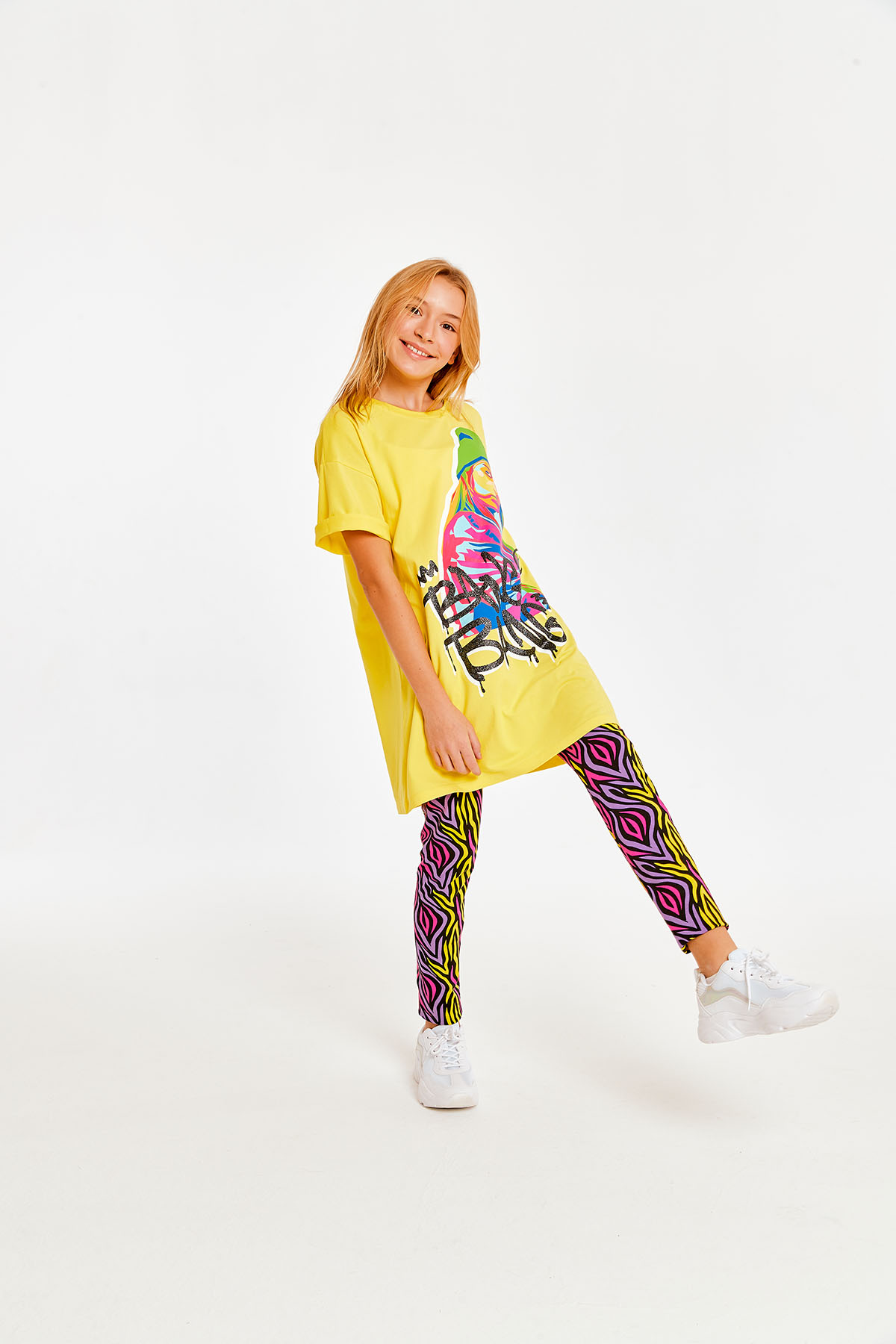 Лосины Galaxy spill Разноцветный Зебра, Juno 2