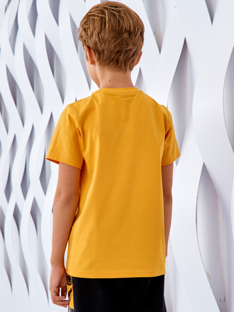 Футболка "CYBER BRO", желтый, Juno 3