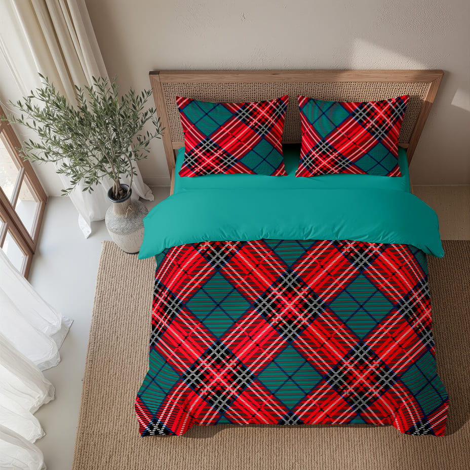 Постельное бельё Унисон Клетка 6