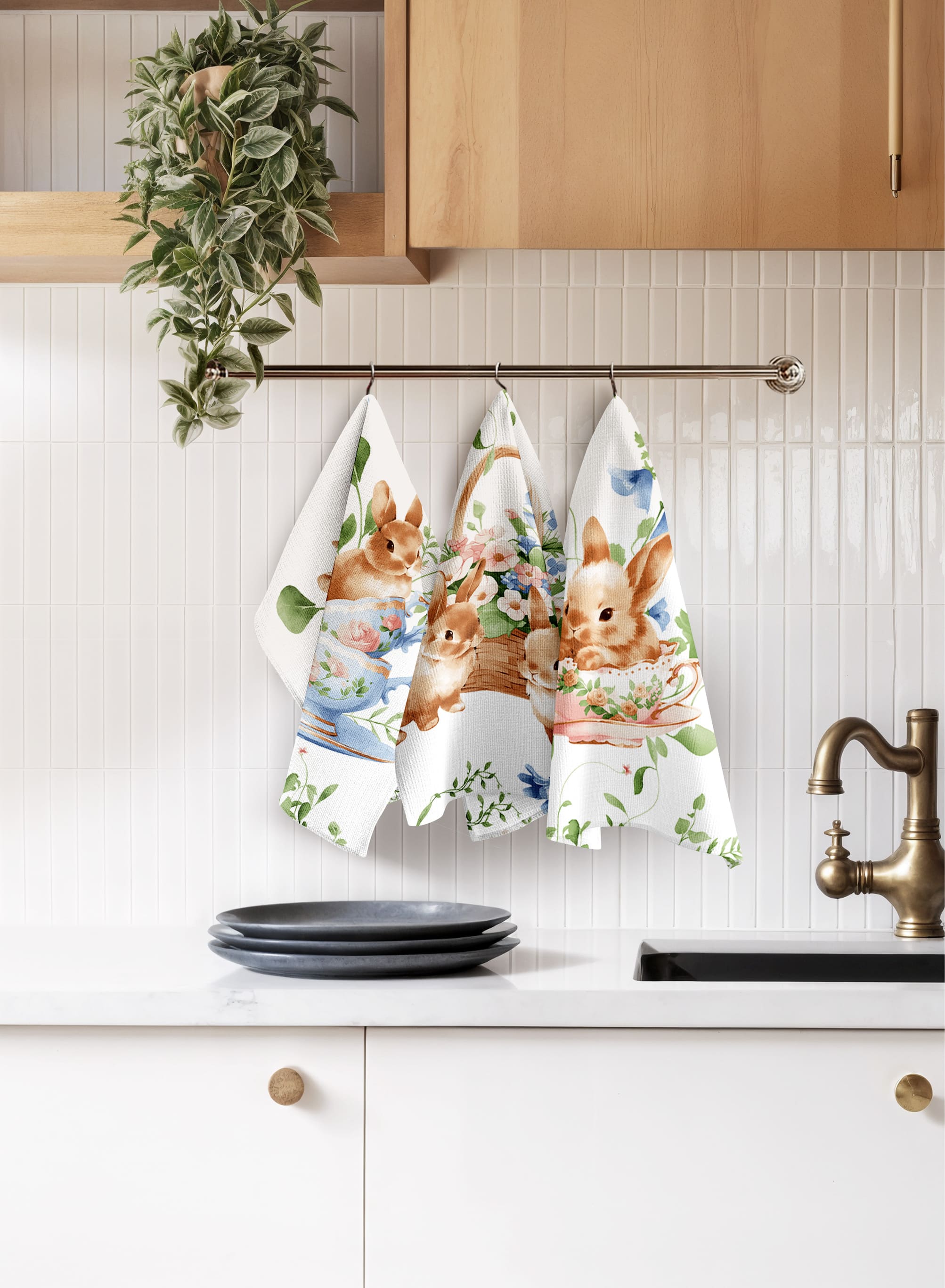 Комплект полотенец Унисон Милые кролики 5