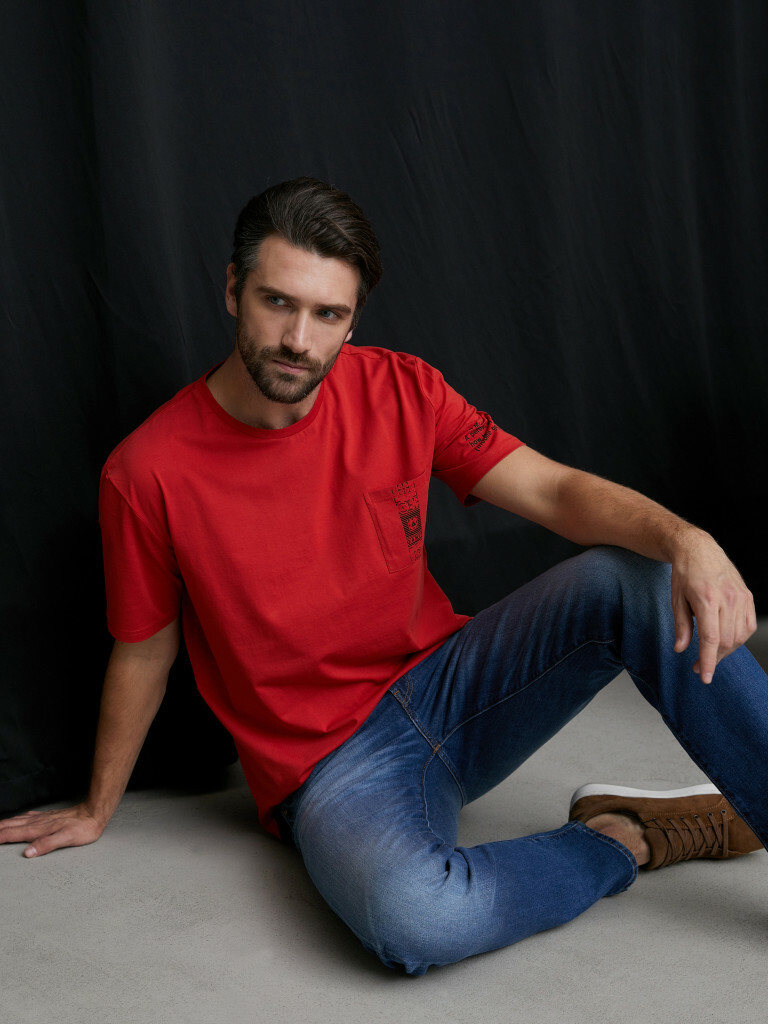 Футболка Active City серый красный, BeGood 3