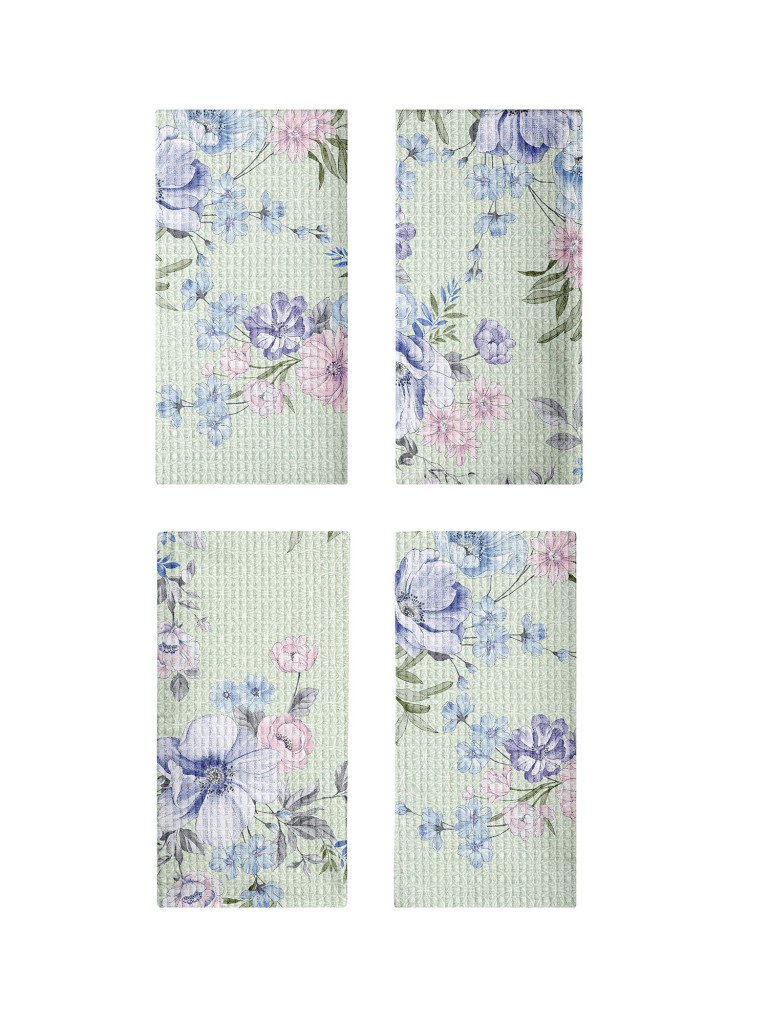 Комплект вафельных полотенец "Euphoria", Mia Cara 2