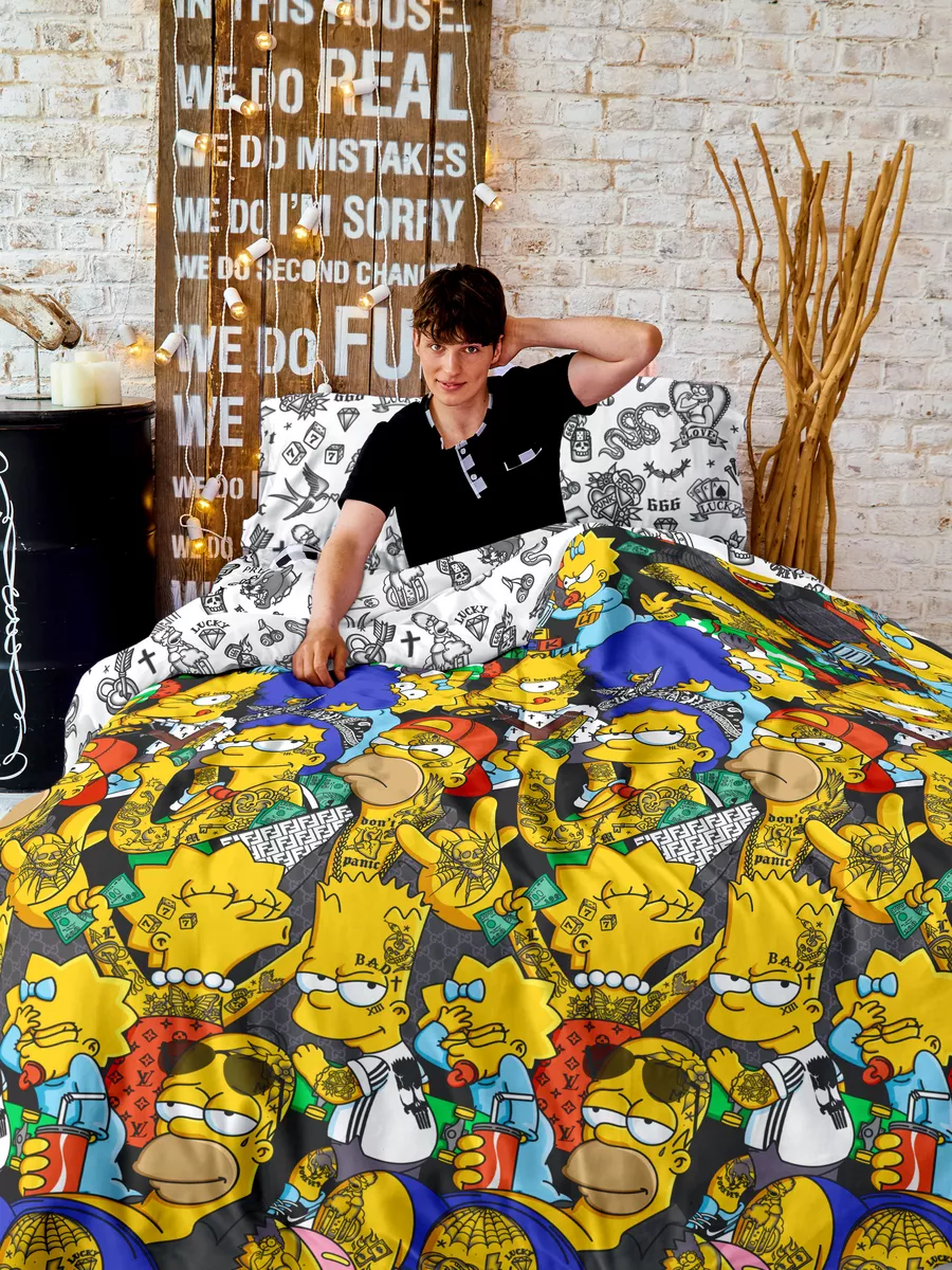 Постельное бельё Crazy Getup Симпсоны 2