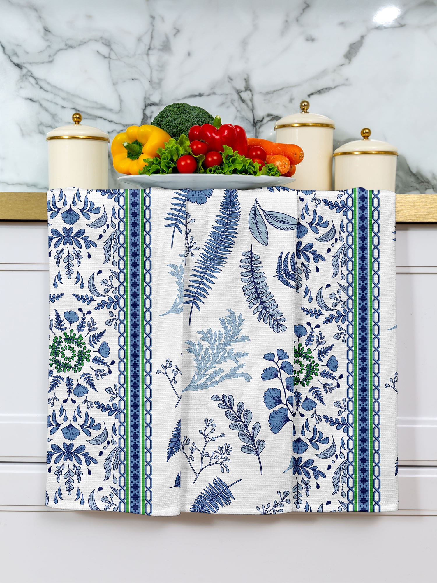 Комплект полотенец Унисон Blue leaves 0