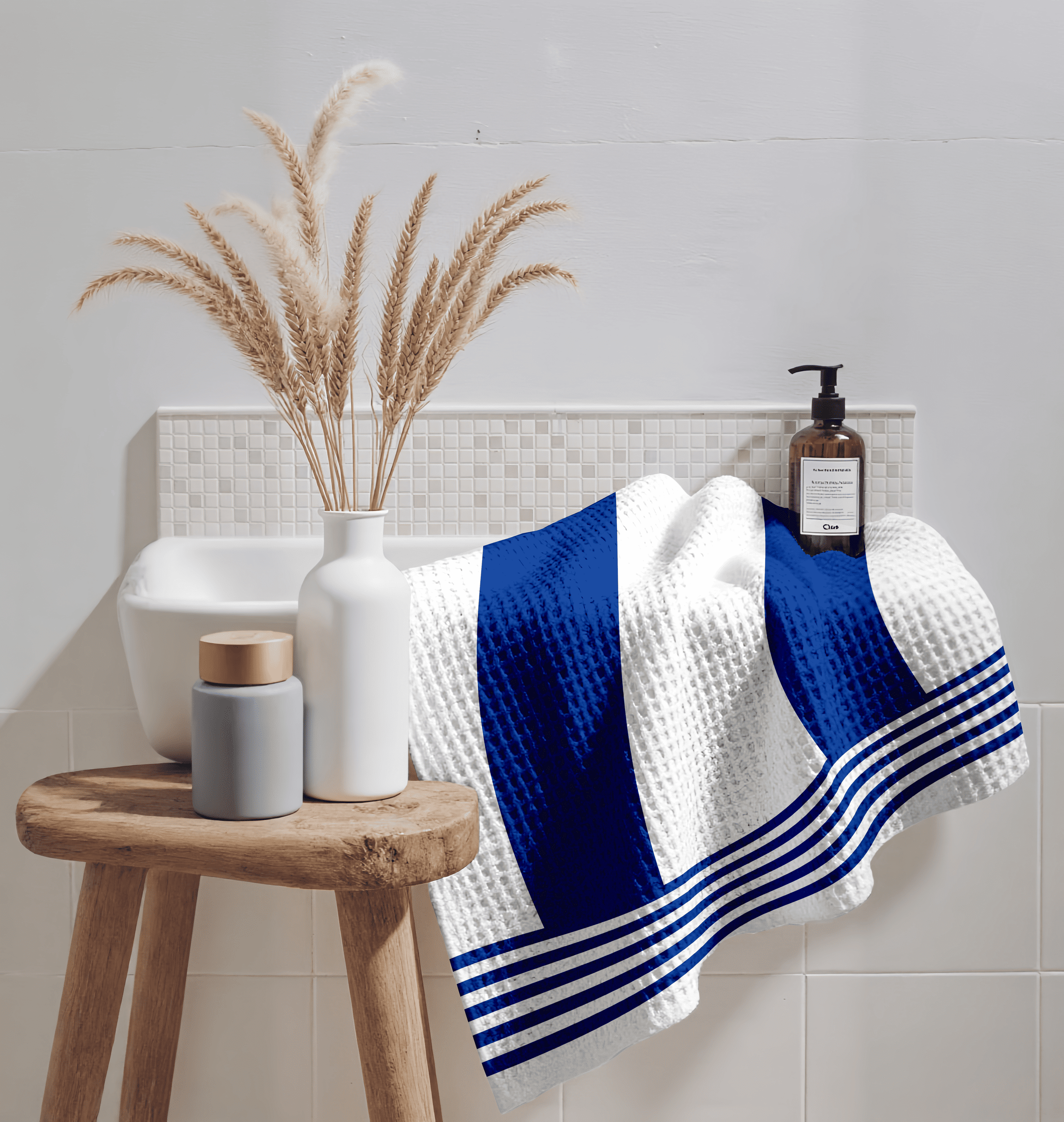 Полотенце Унисон Синие полосы 1