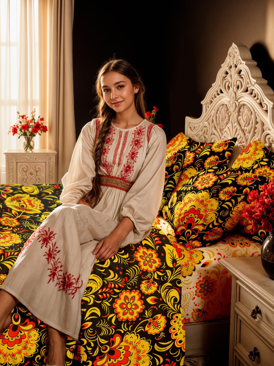 Постельное бельё Унисон Хохлома 1